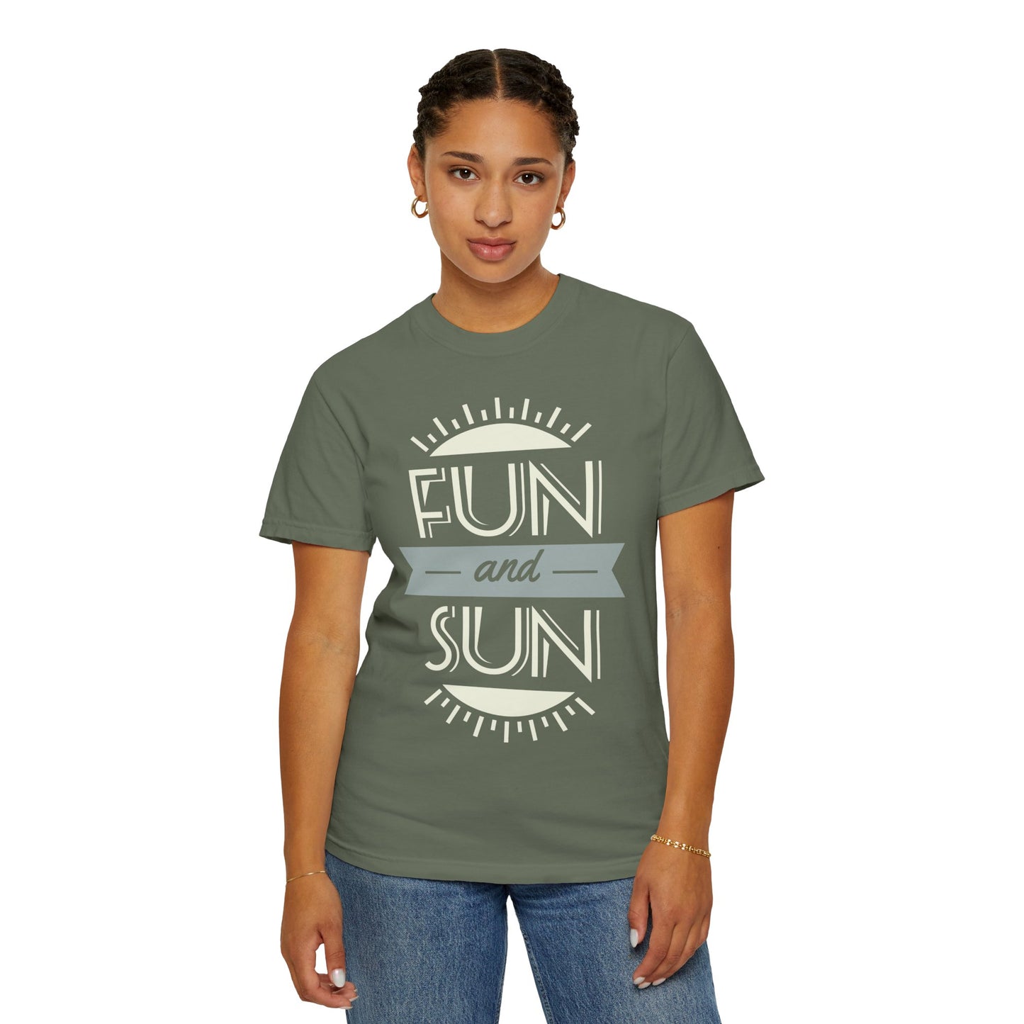 Unisex T-shirt with summer design