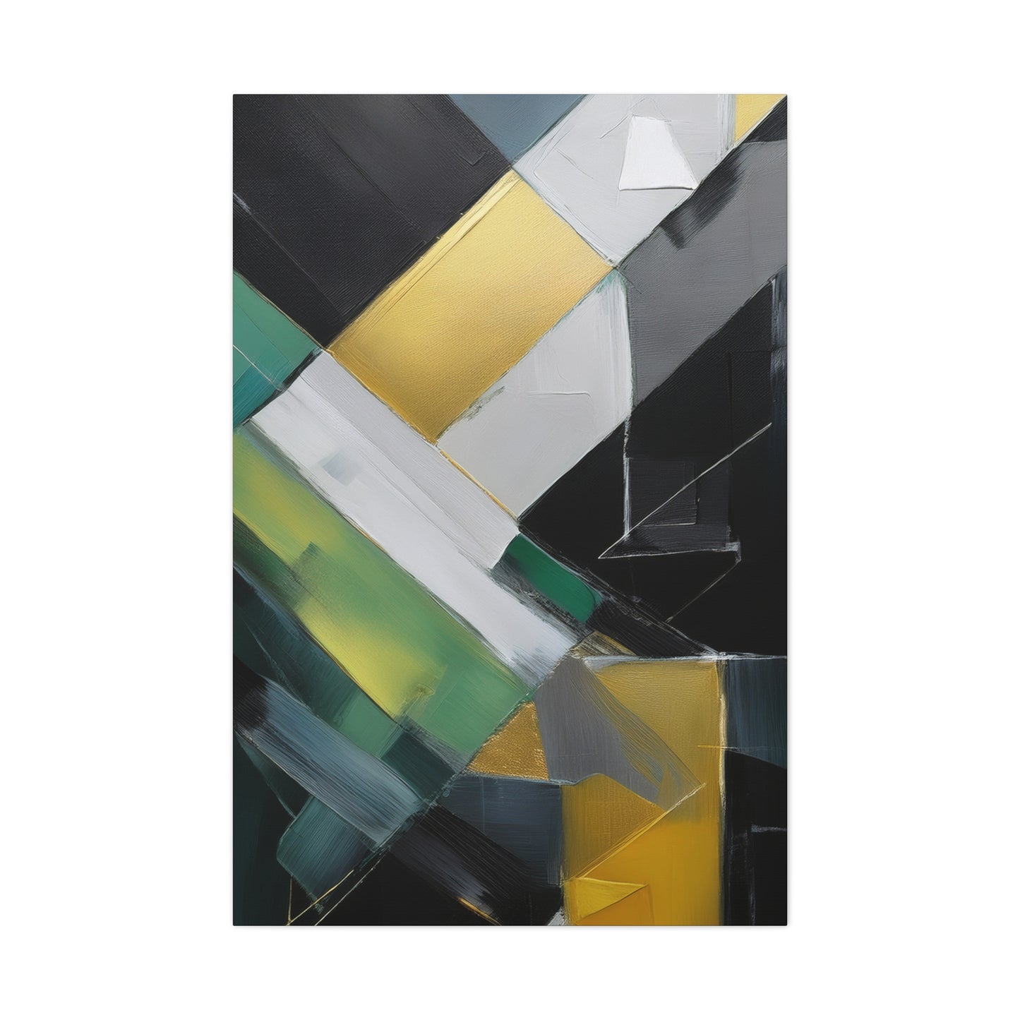 Abstract Geometric Painting Print Canvas 20x24,20x30,24x30 24x32,24x36,30x40 32x48,36x48,40x60 Pine-Wood Inner Frame ABS-78