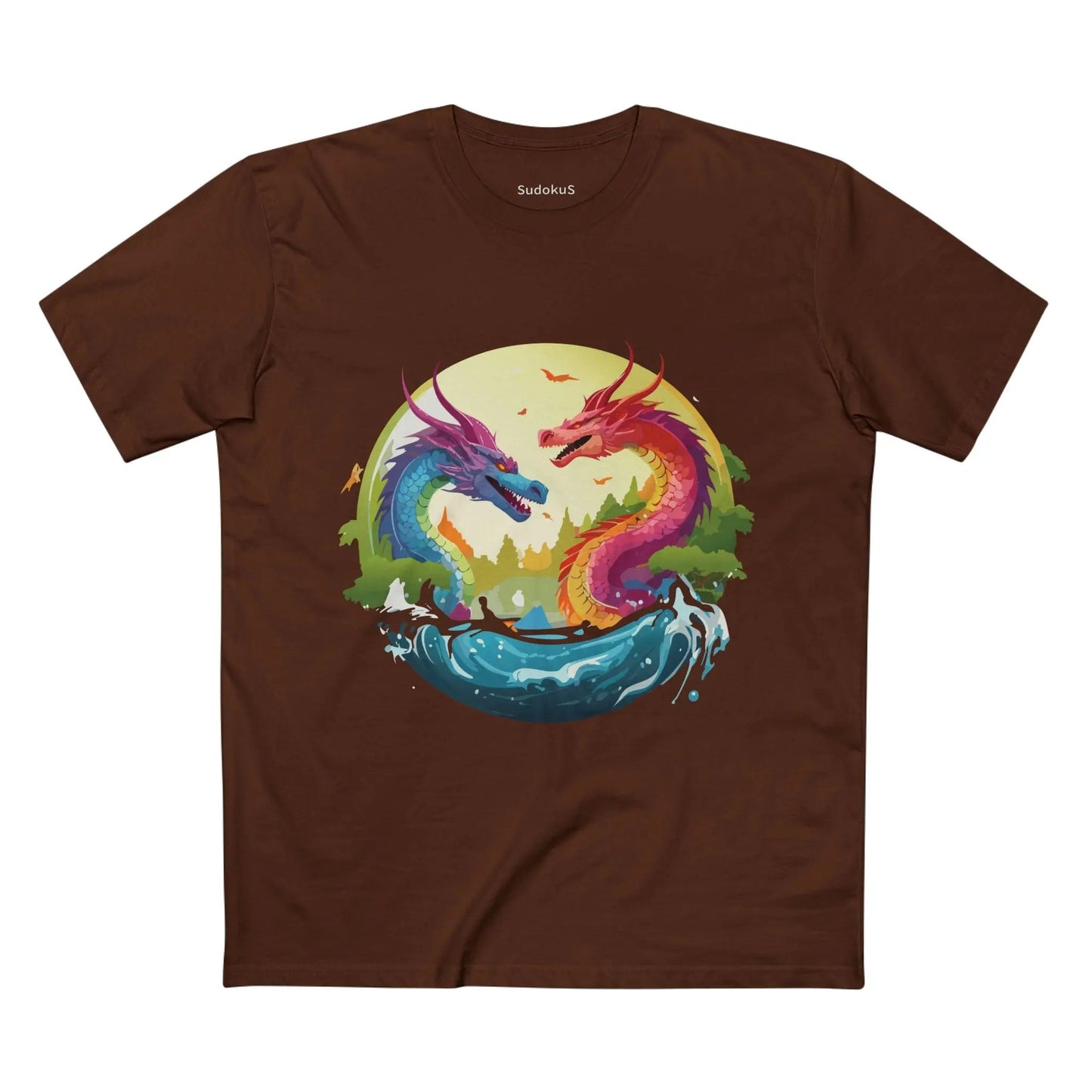 Dragon Graphic Unisex 100 Cotton Staple Tee 19