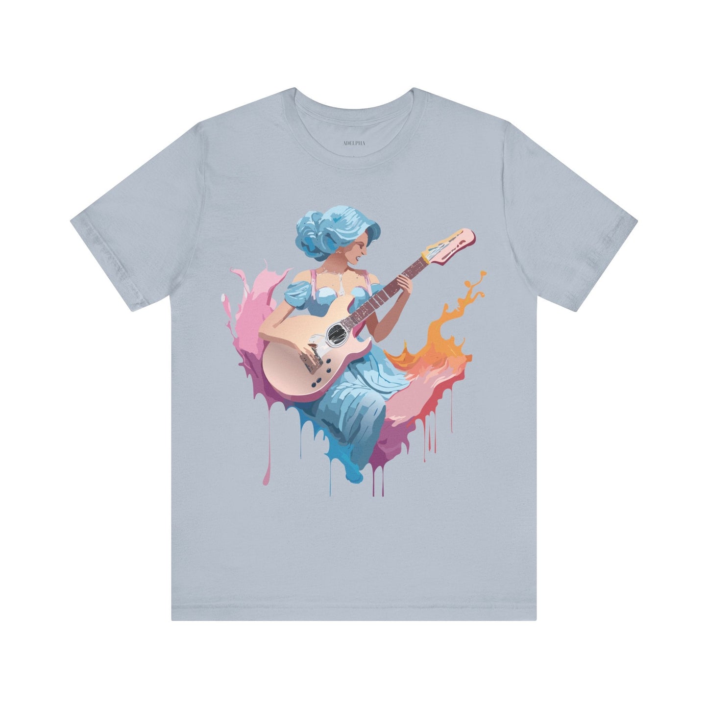 Music T Shirt Graphic Tee Unisex Adelpha Vintage Inspired Artwork Casual Everyday Wear