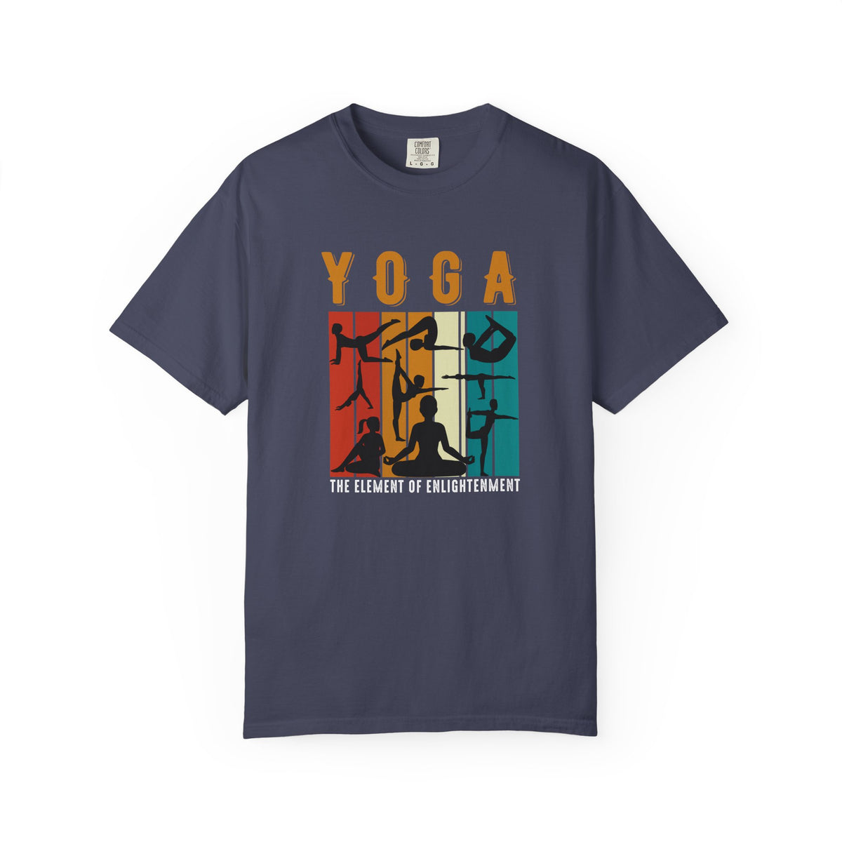 Yoga Lovers Unisex Comfort Colors Garment-Dyed Heavyweight 100 Cotton Art Design T-Shirt w191