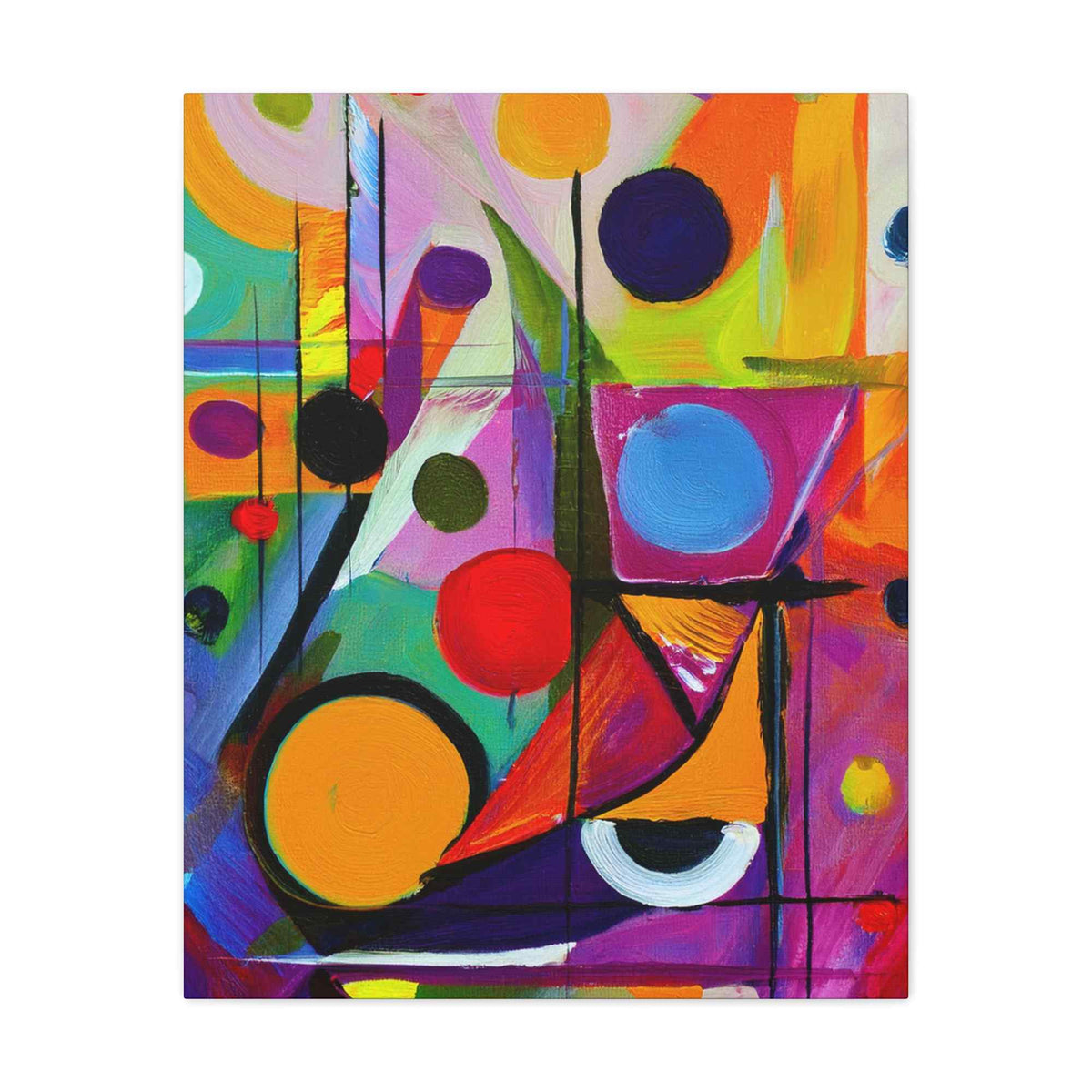 Abstract Painting Print Canvas 20x24,20x30,24x30, 24x32,24x36,30x40, 32x48,36x48,40x60 Pine-Wood Inner Frame ABS-15