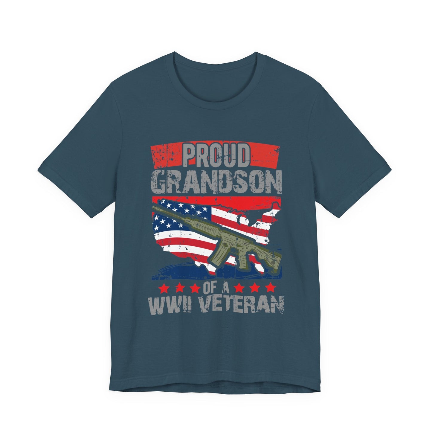 Army Veteran Patriotic Graphic Design Unisex Cotton T-Shirt v16