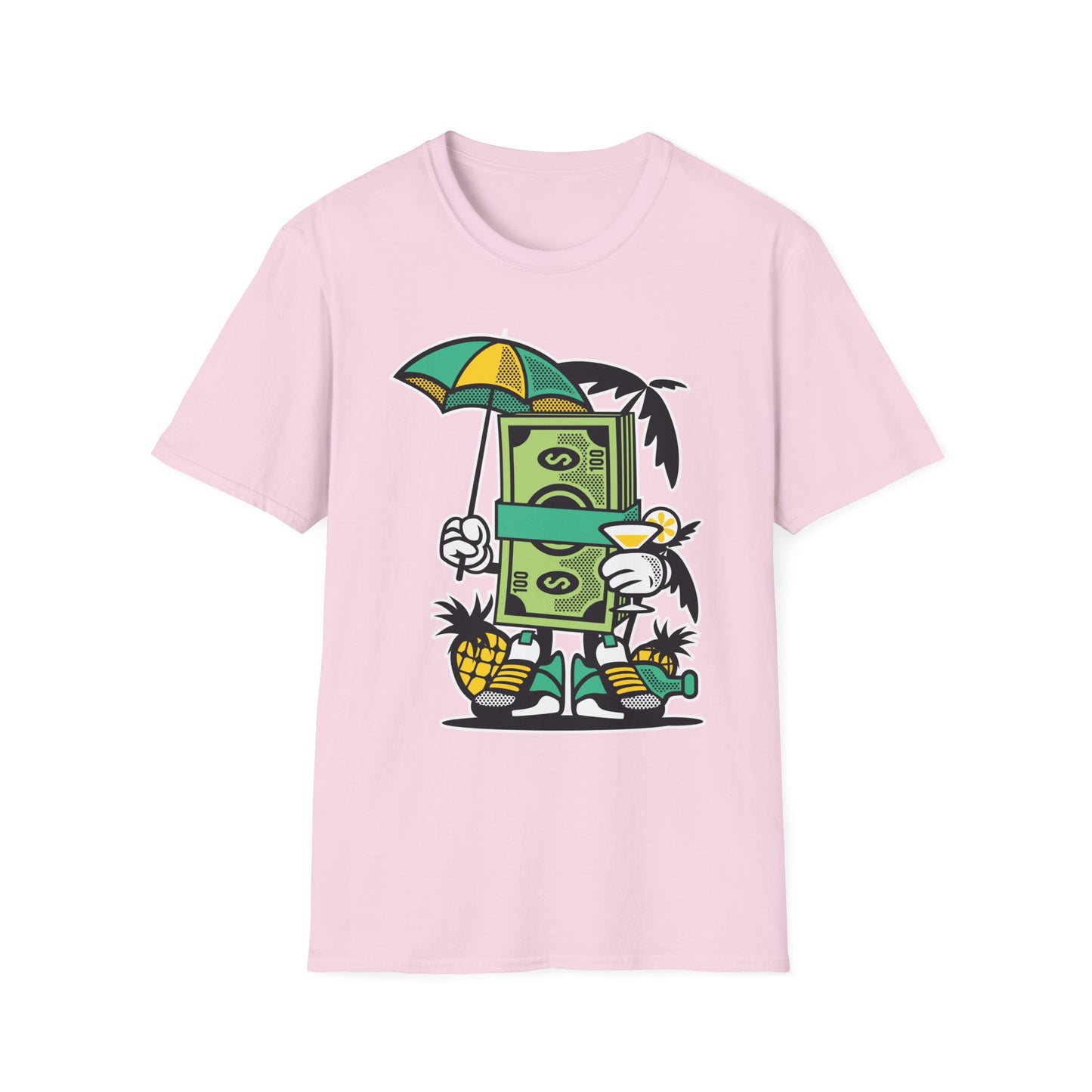 Unisex Cotton T-Shirt with Cartoon Graphic Design