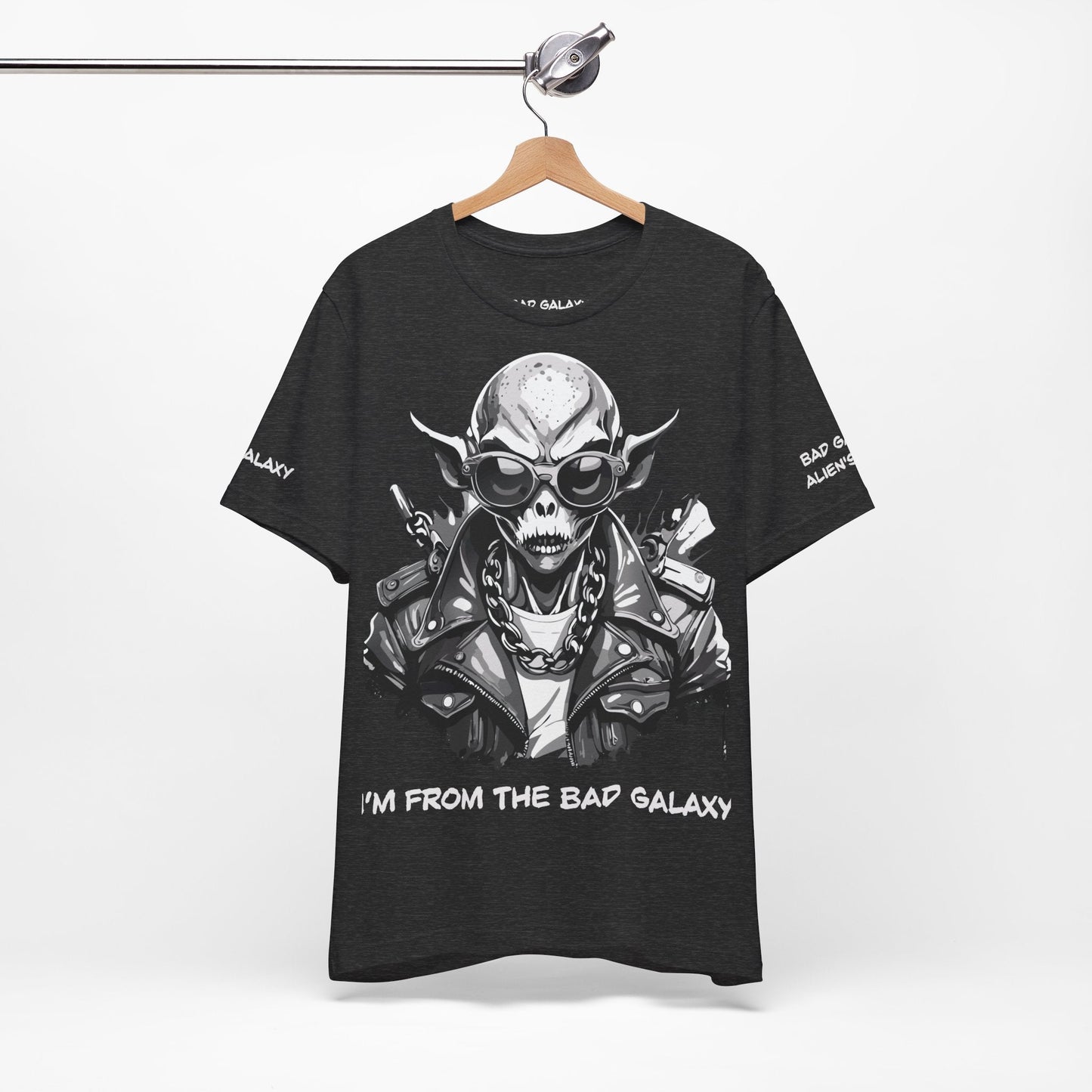 Alien Tee Shirt From Bad Galaxy Made To Order Free Shipping 100 Percent Cotton Eco Friendly In USA