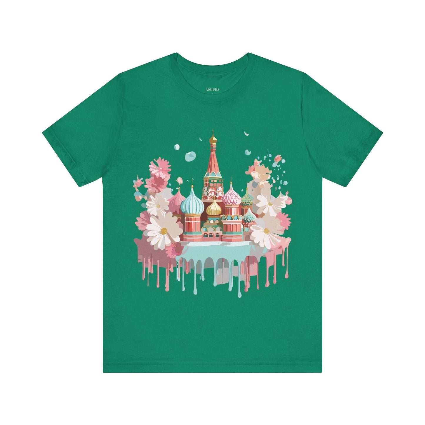 Unisex Moscow Tourist Shirt Graphic Tee by Adelpha Vintage Inspired Art Design Premium Quality