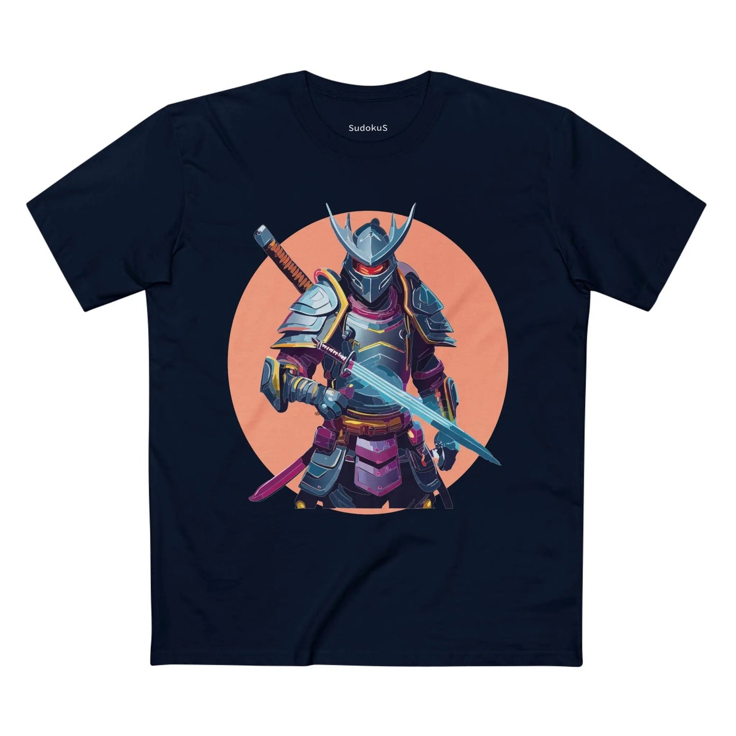 Samurai Graphic Unisex 100 Cotton Staple Tee 7