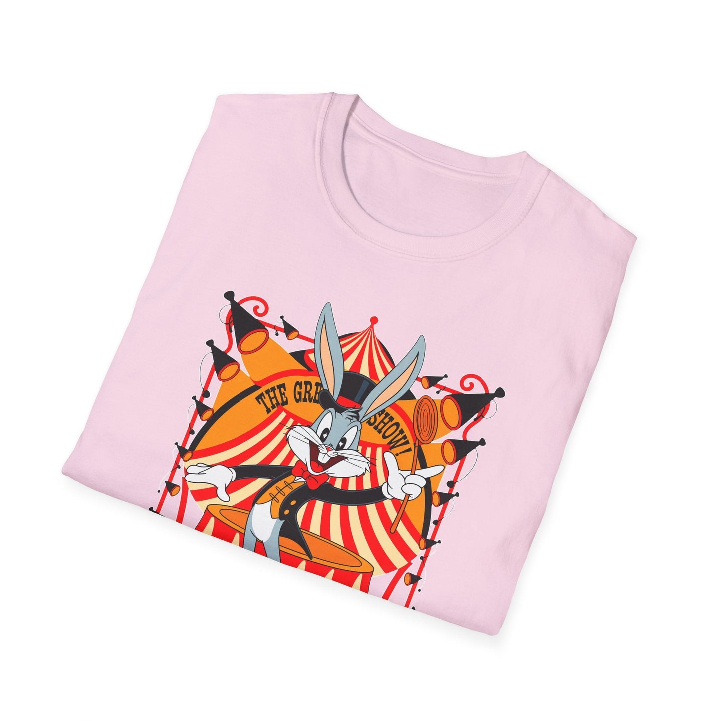 Bugs Bunny Unisex Shirt Gildan Softstyle Tee Cartoon Graphic Design 100 Percent Cotton