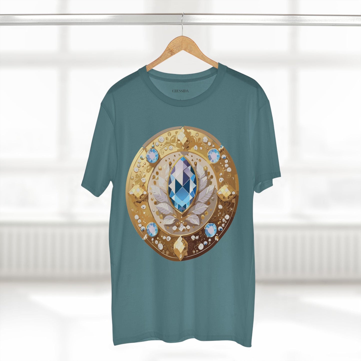 Medallion Graphic T-Shirt Unisex 100 Cotton With Gold Art Design Medal Tee 17