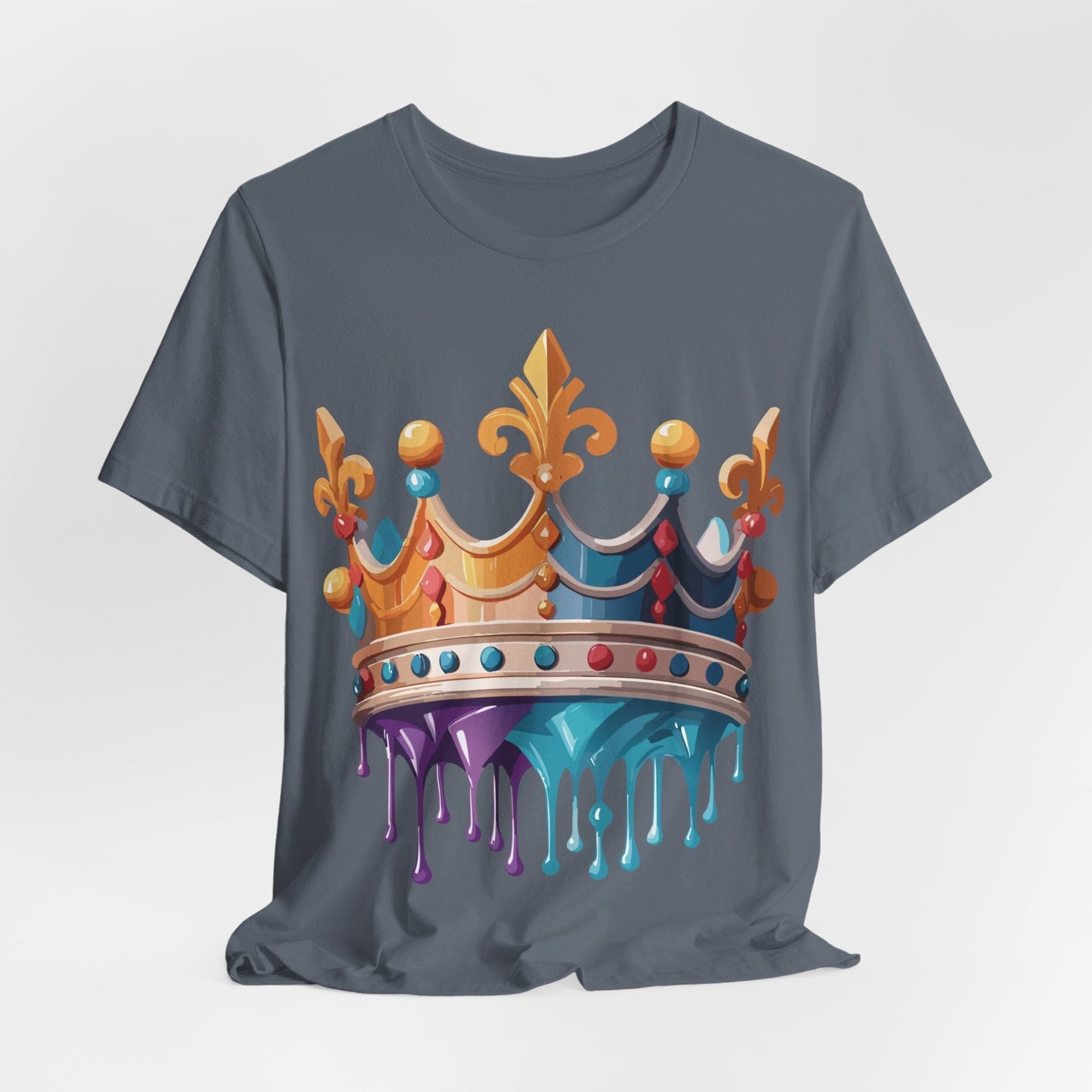 Adelpha Crown Graphic Tee Unisex Vintage Inspired Art Design Short Sleeve Shirt