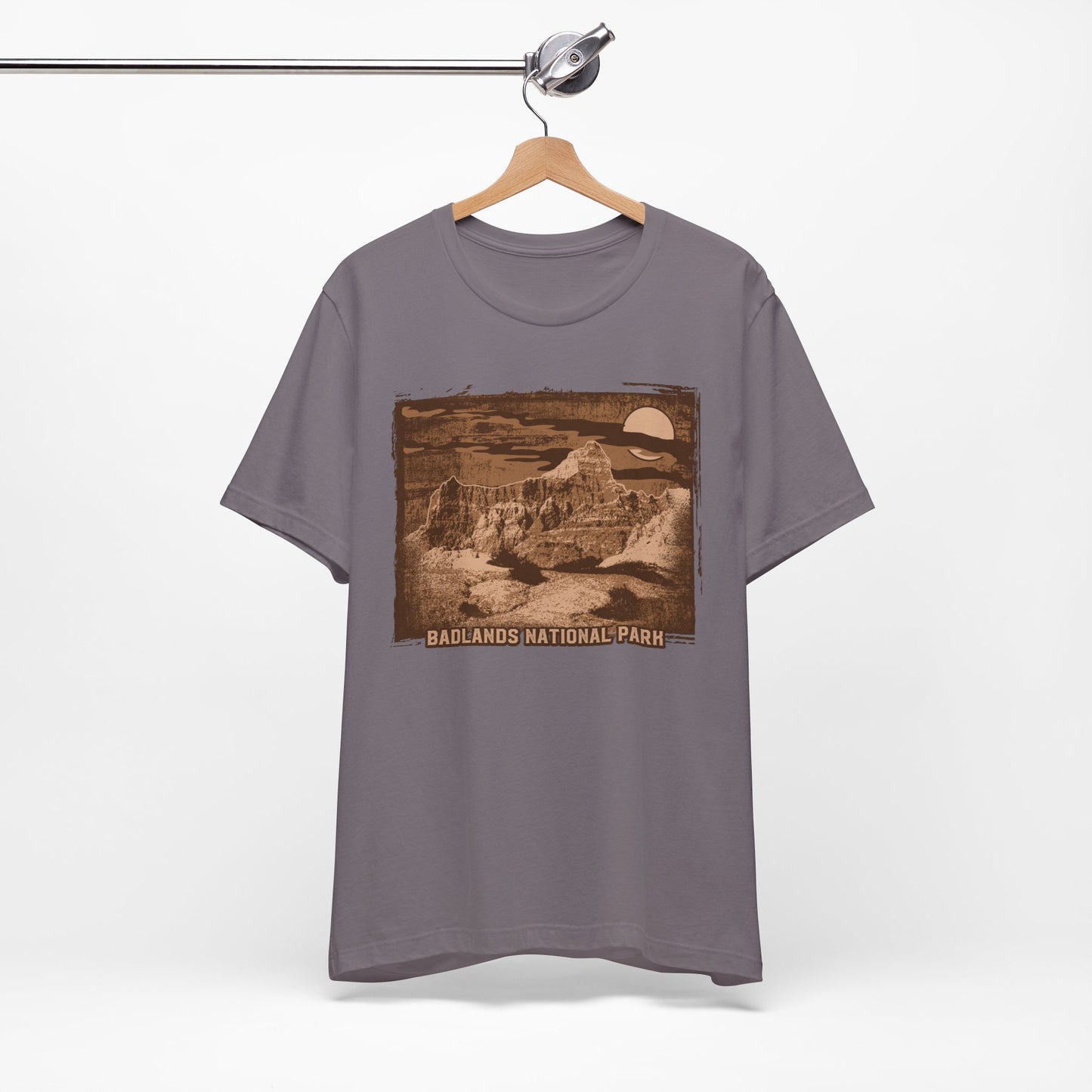 Badlands Retro Poster Graphic Design Tee, Badlands Shirt, Vintage Tees, Art Design T-Shirt, Graphic Tee, Retro Art Shirts