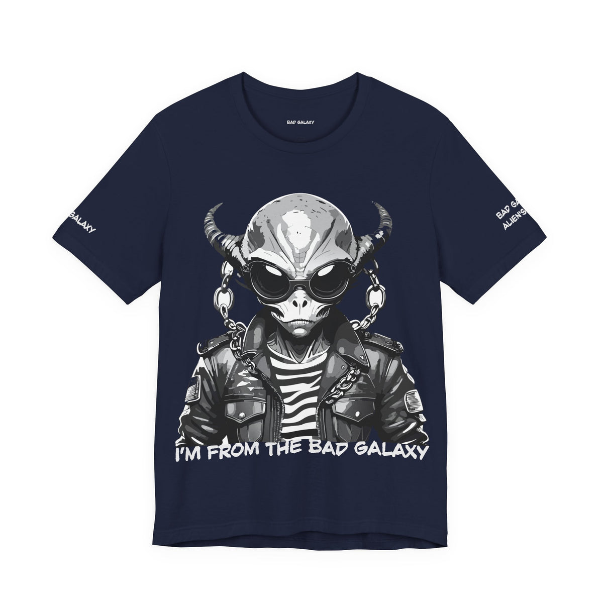 Alien Graphic Unisex Cotton Bella+Canvas Tee with Art Design b68