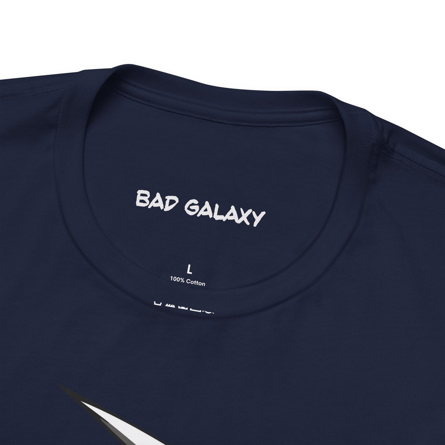 Tee Shirt With Alien From Bad Galaxy Made To Order 100 Percent Cotton Eco Friendly Print