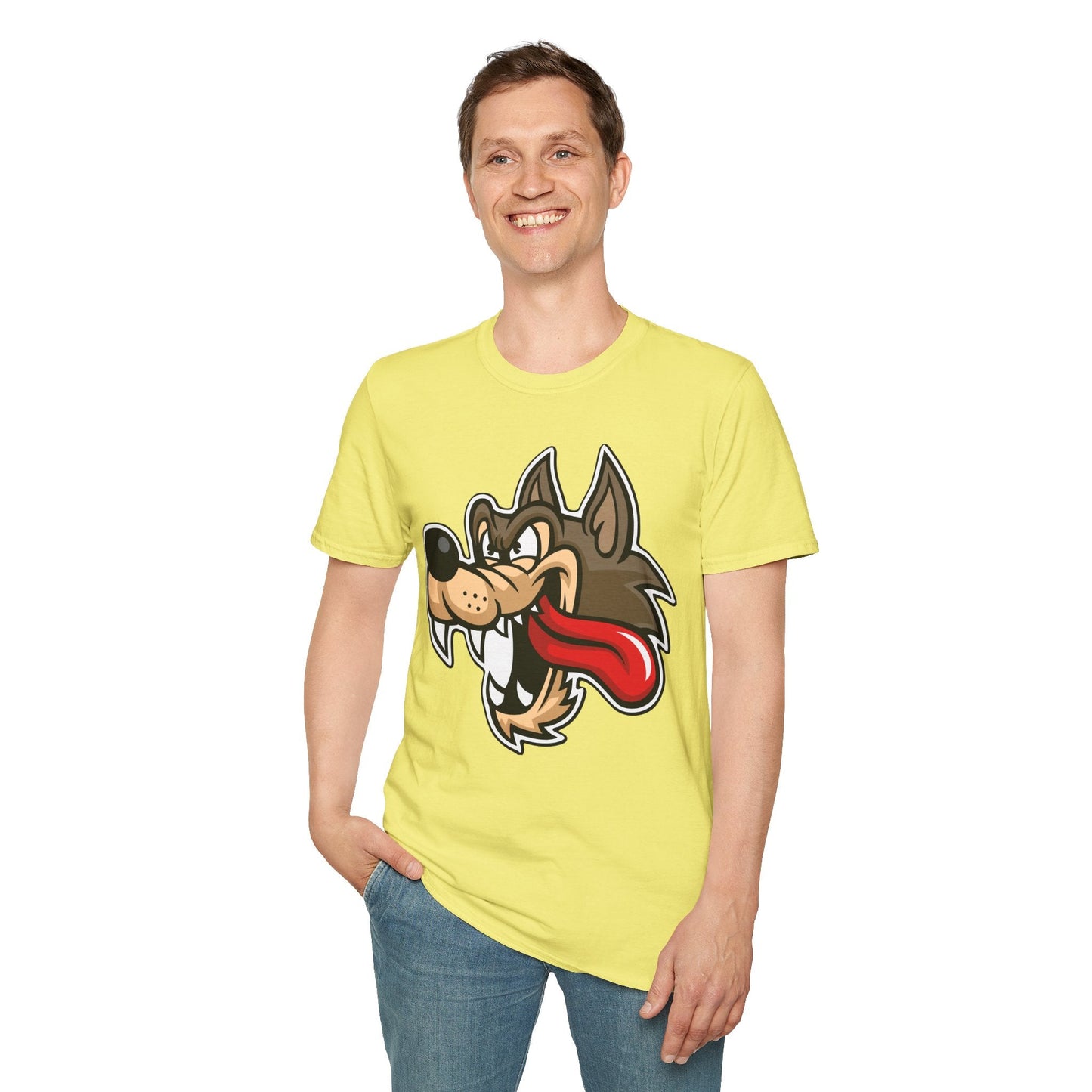 Cartoon T Shirt Animation Tee Unisex Funny Tee Gildan Softstyle 64000 100 Percent Cotton