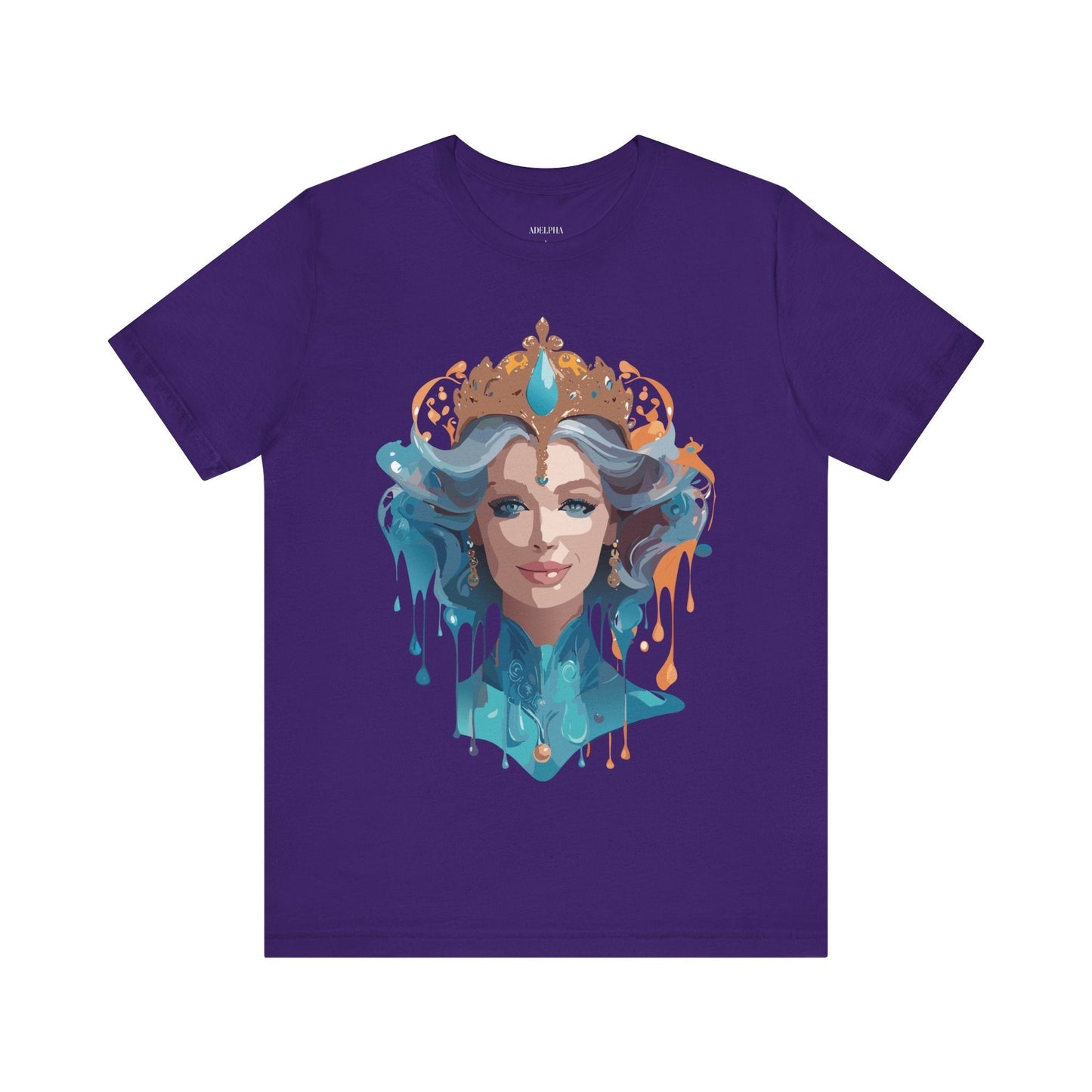 Queen Graphic Tee Unisex Adelpha Vintage Artwork Short Sleeve Premium Casual Wear