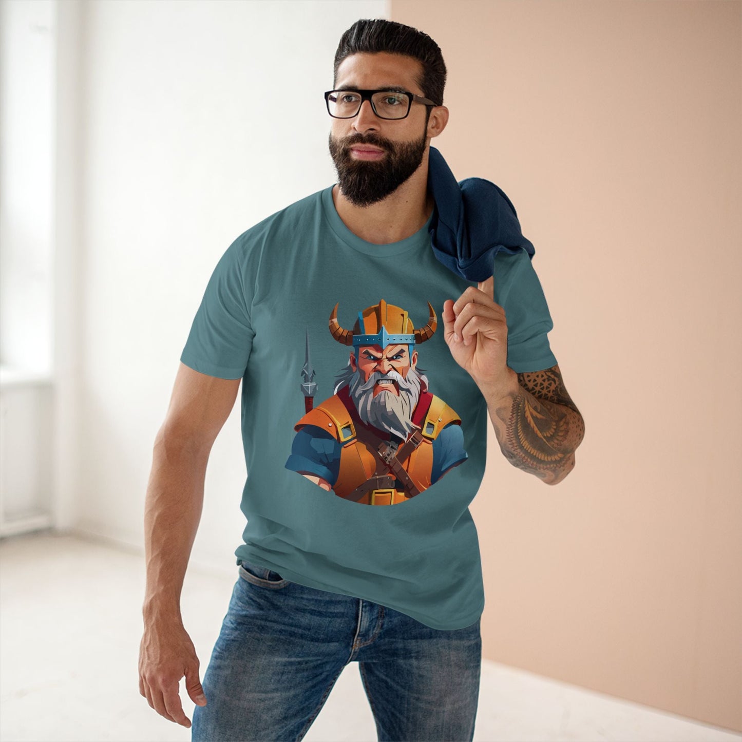 Viking Graphic Unisex 100 Cotton Staple Tee 13