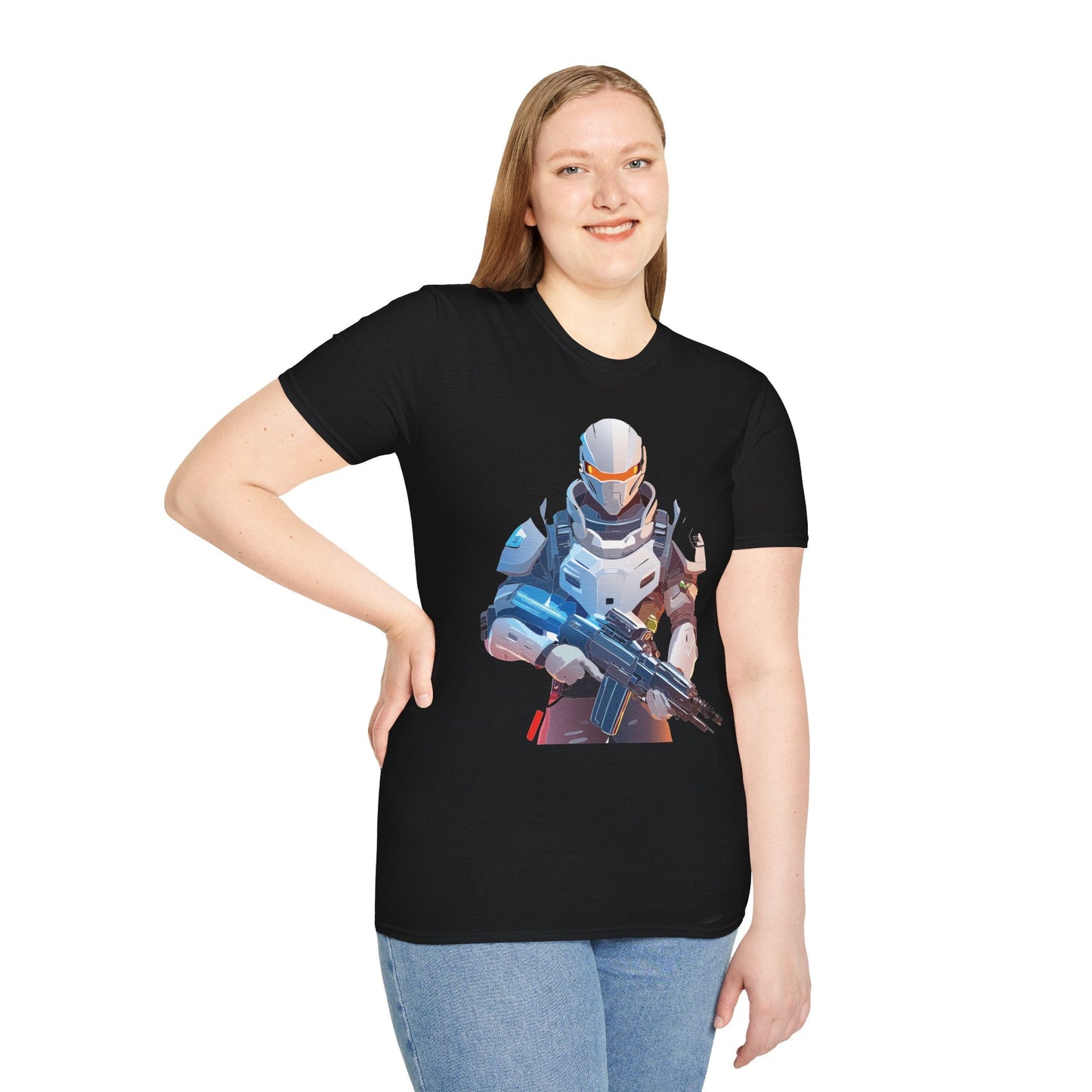 Robocop T Shirt Unisex Softstyle Ring Spun Cotton Tee With Robocop Art Design Premium Comfort