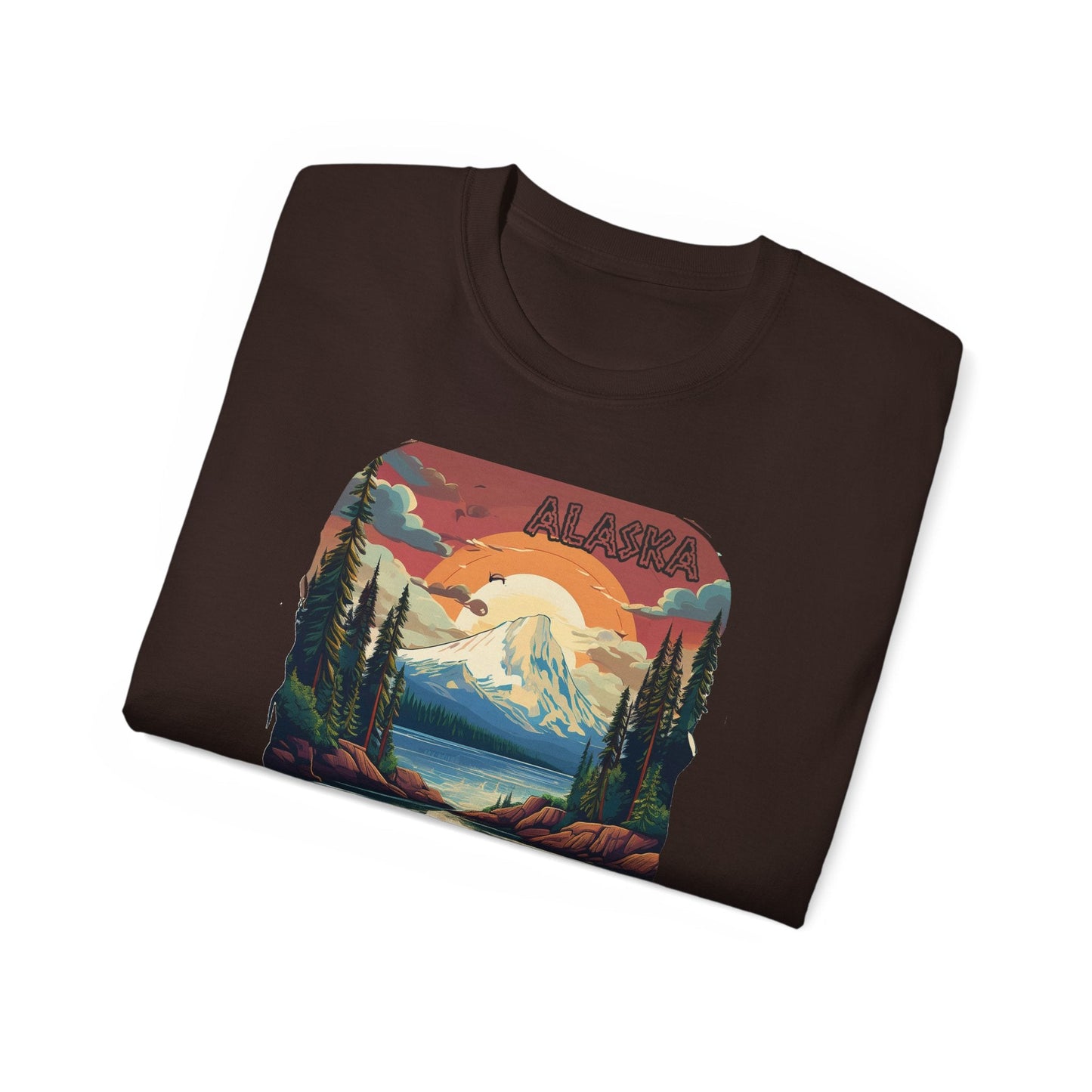 Alaska Graphic Unisex Cotton T‑Shirt 3