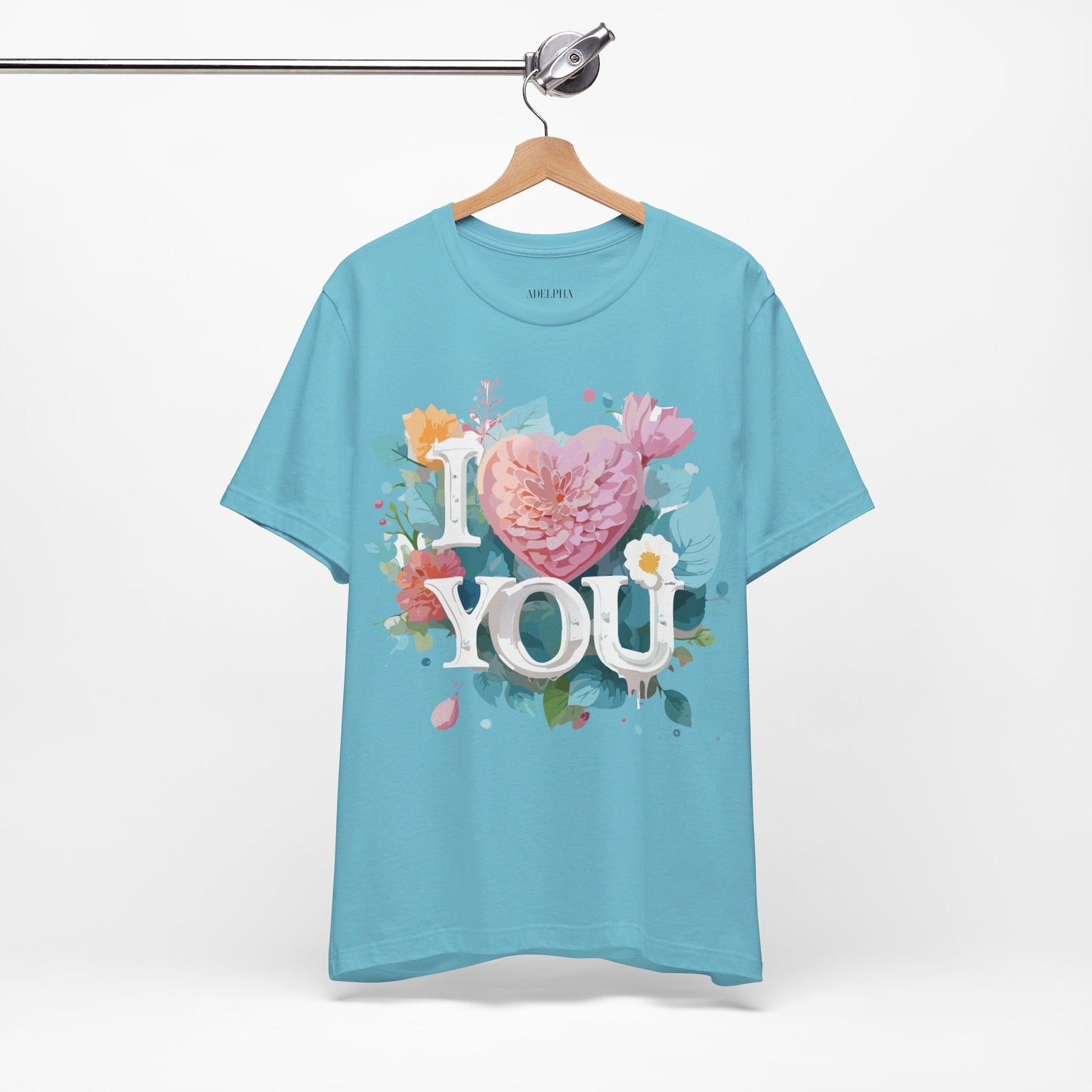 Valentine Graphic T Shirt Unisex Jersey Short Sleeve Tee With Adelpha Artwork Design