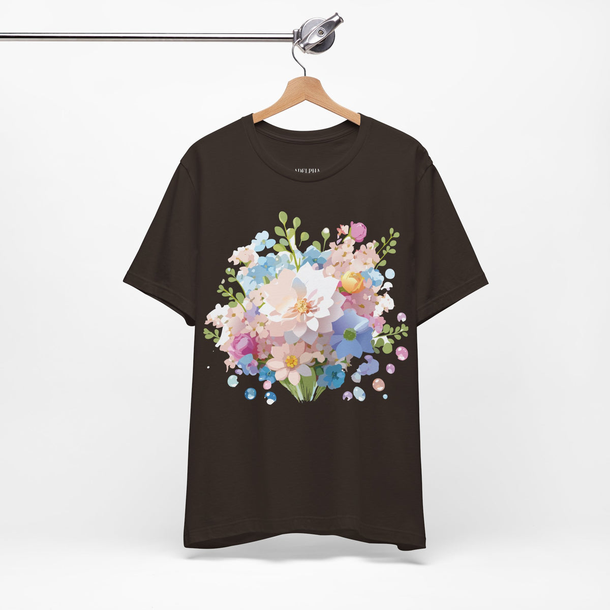 Floral Graphic Tee Shirt - Bella+Canvas Unisex 100 Cotton 5