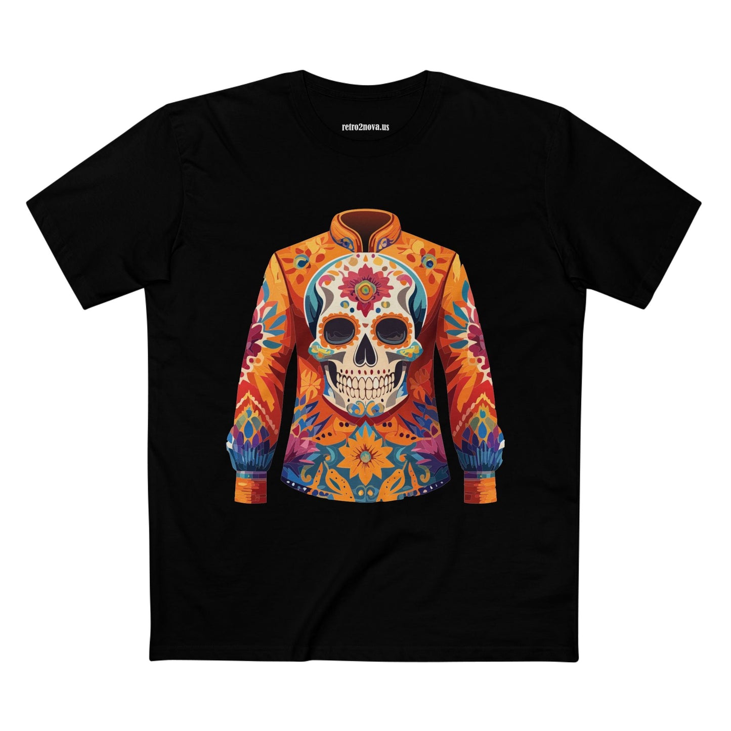 Unisex Skull Shirt With Original Skeleton Art Design Premium Cotton Tee From Retro2Nova
