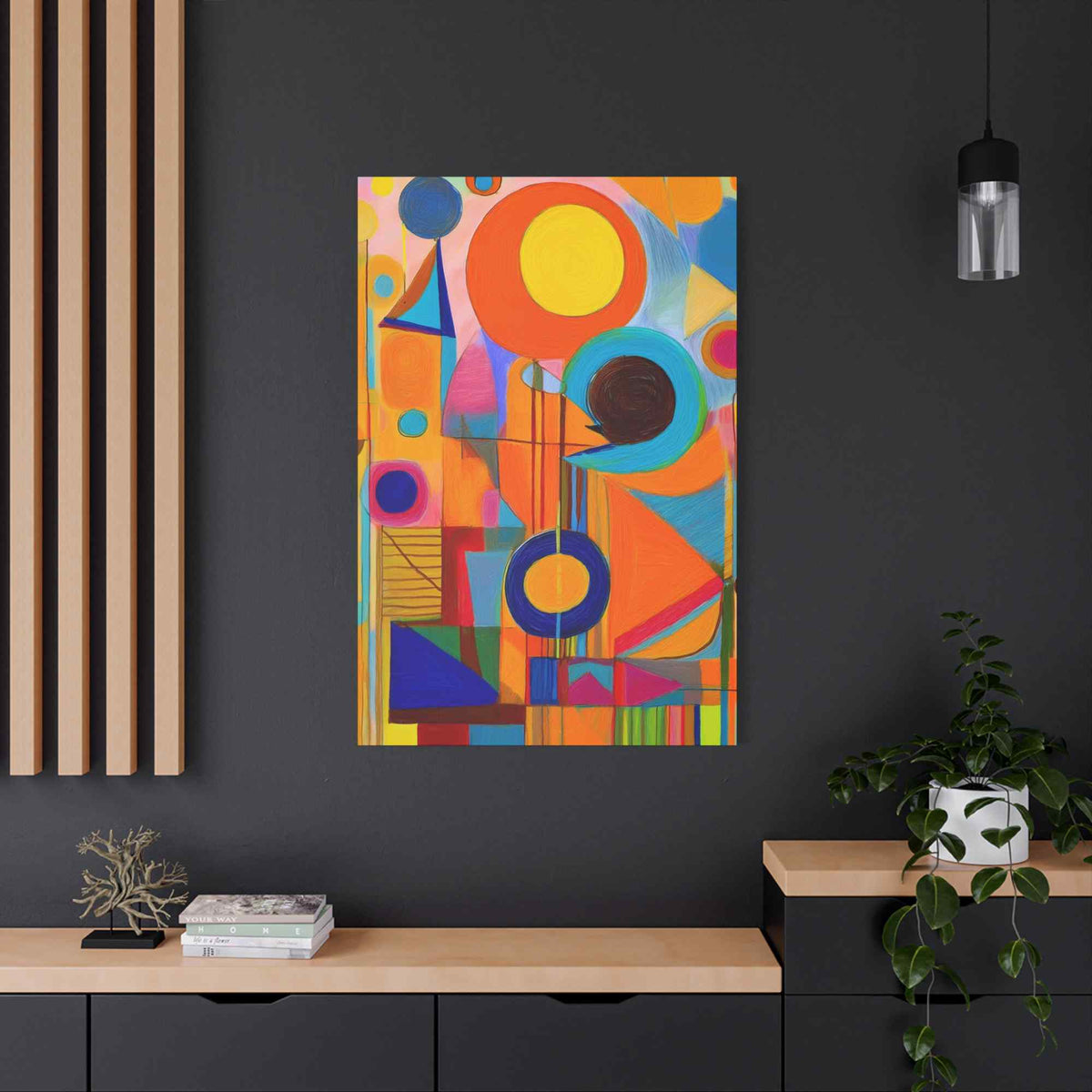 Abstract Painting Print Canvas 20x24,20x30,24x30, 24x32,24x36,30x40, 32x48,36x48,40x60 Pine-Wood Inner Frame ABS-12