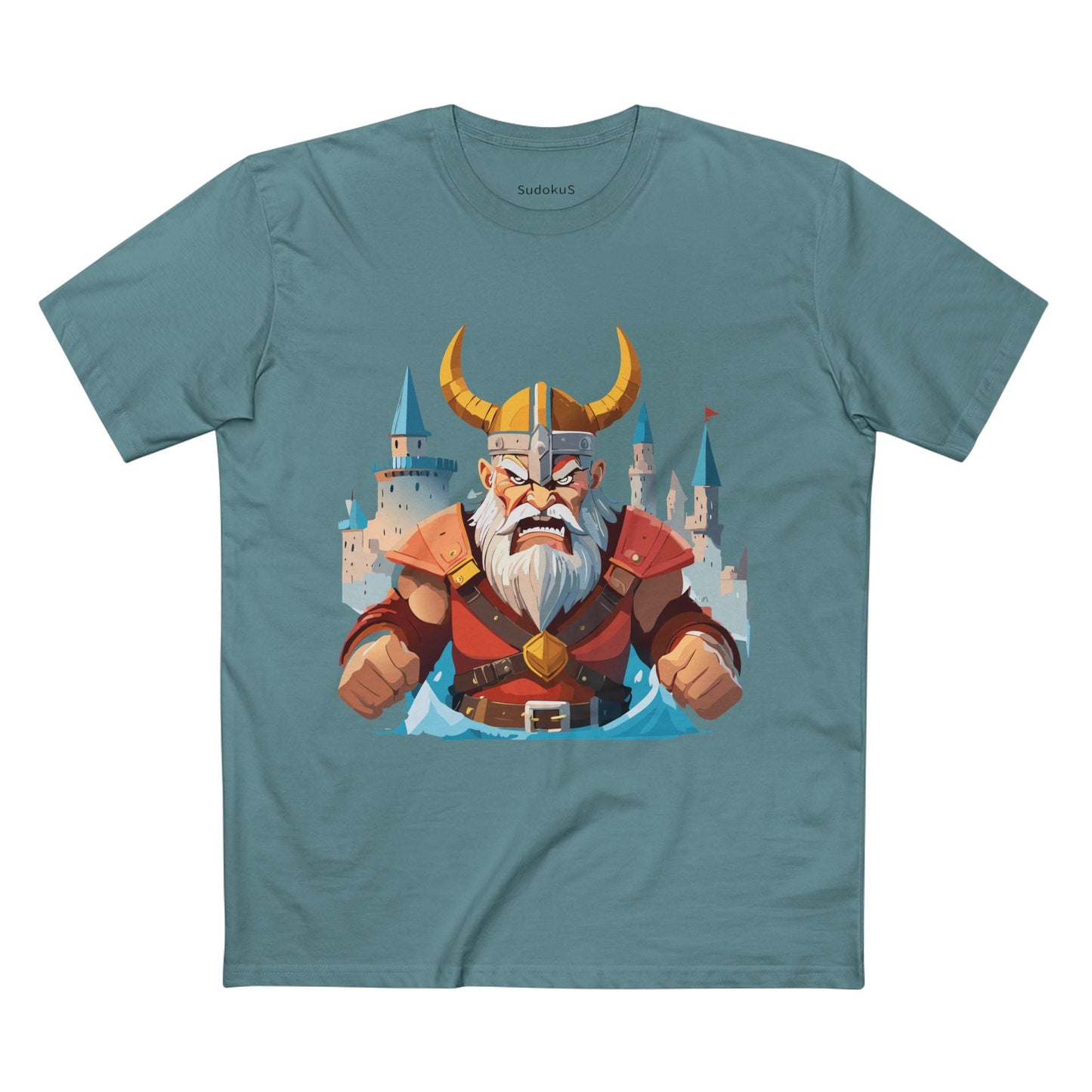 Viking Graphic Unisex 100 Cotton Staple Tee 15