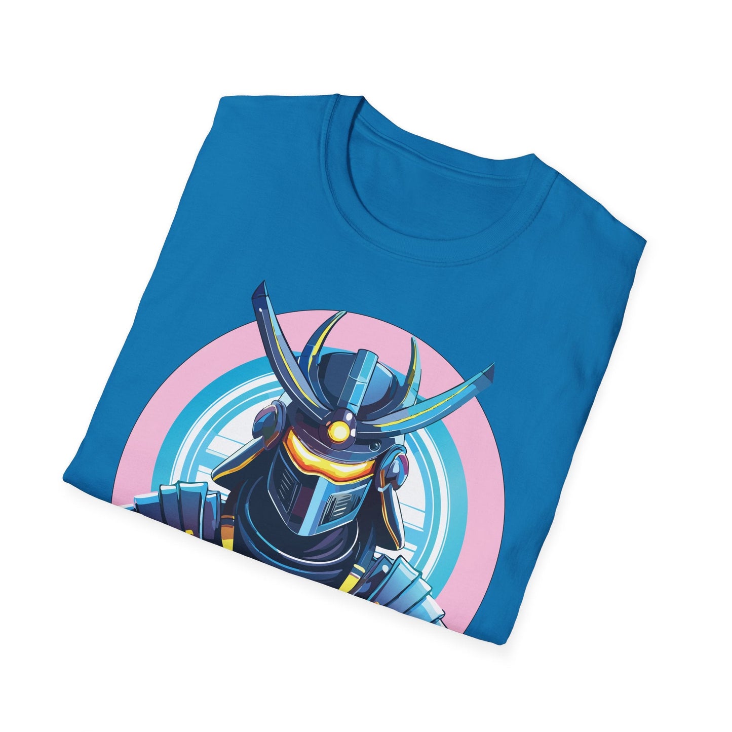 Samurai Shirt Unisex Gildan Softstyle 64000 Tee 100 Percent Ring Spun Cotton Breathable Lightweight