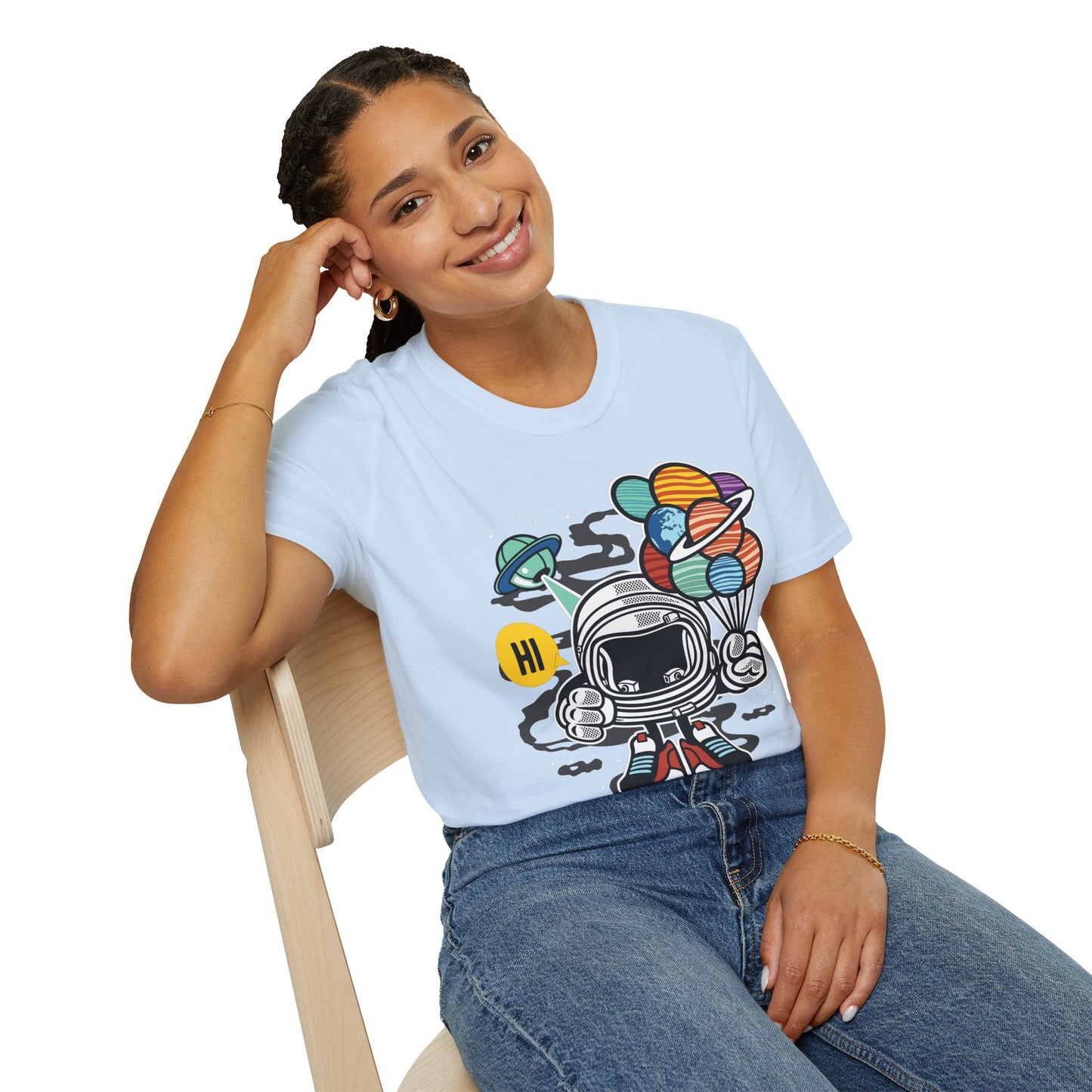 Cartoon T Shirt Animation Tee Funny Graphic Tee Gildan Softstyle 64000 Unisex Comfort