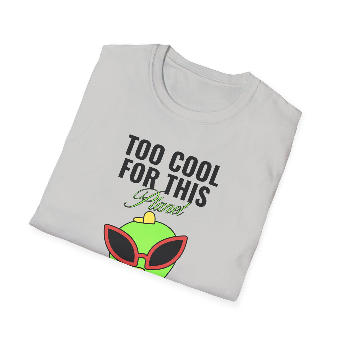 Funny UFO Aliens Graphic Tee Gildan Unisex 100 Cotton Tee Shirt - 19