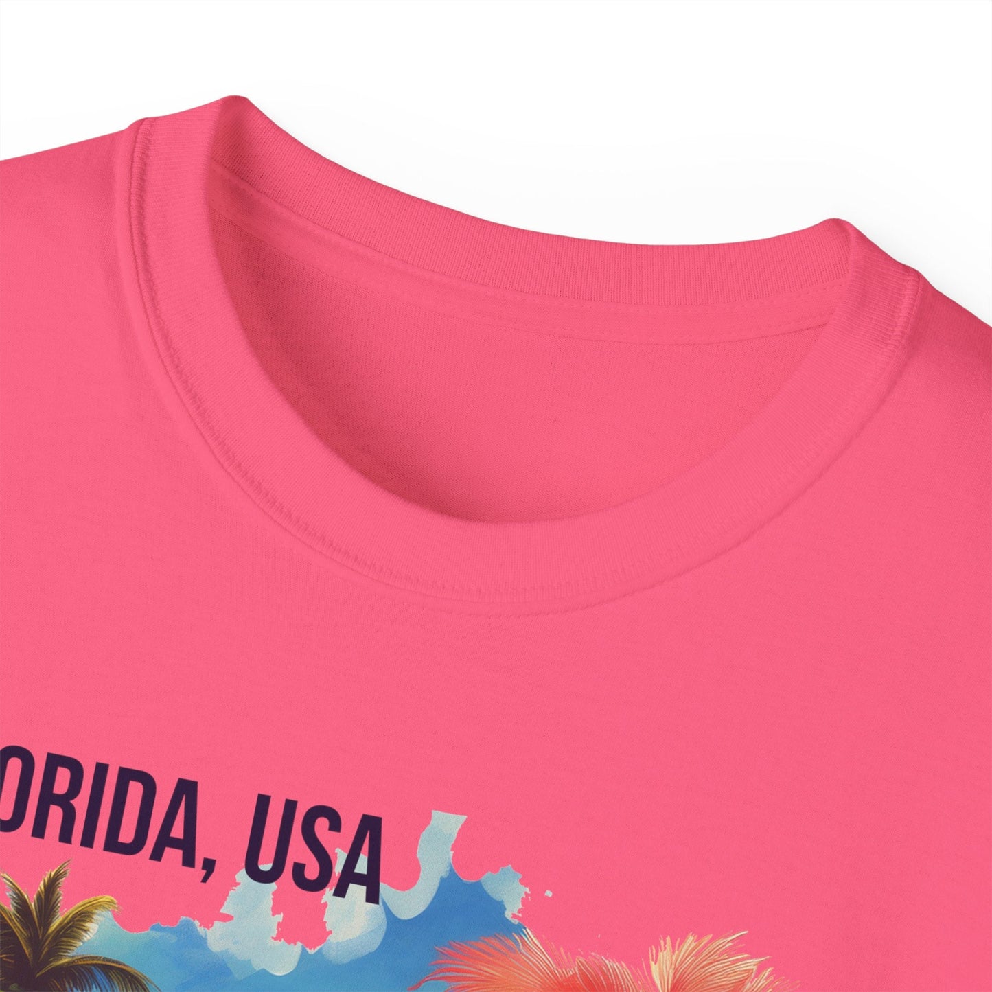 Florida Graphic Unisex Cotton T‑Shirt 1