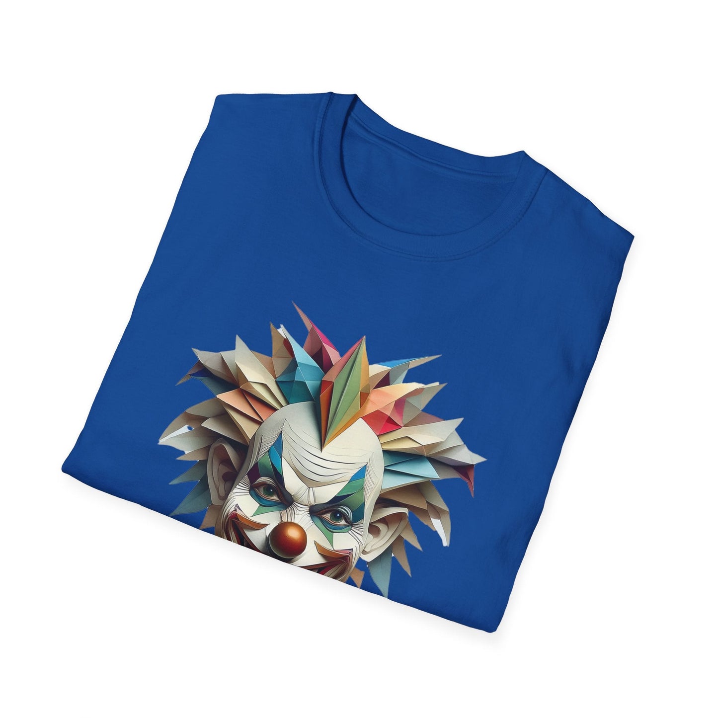 Clown Shirt Unisex Funny Circus Tee Gildan Softstyle 64000 Short Sleeve Cotton Tee