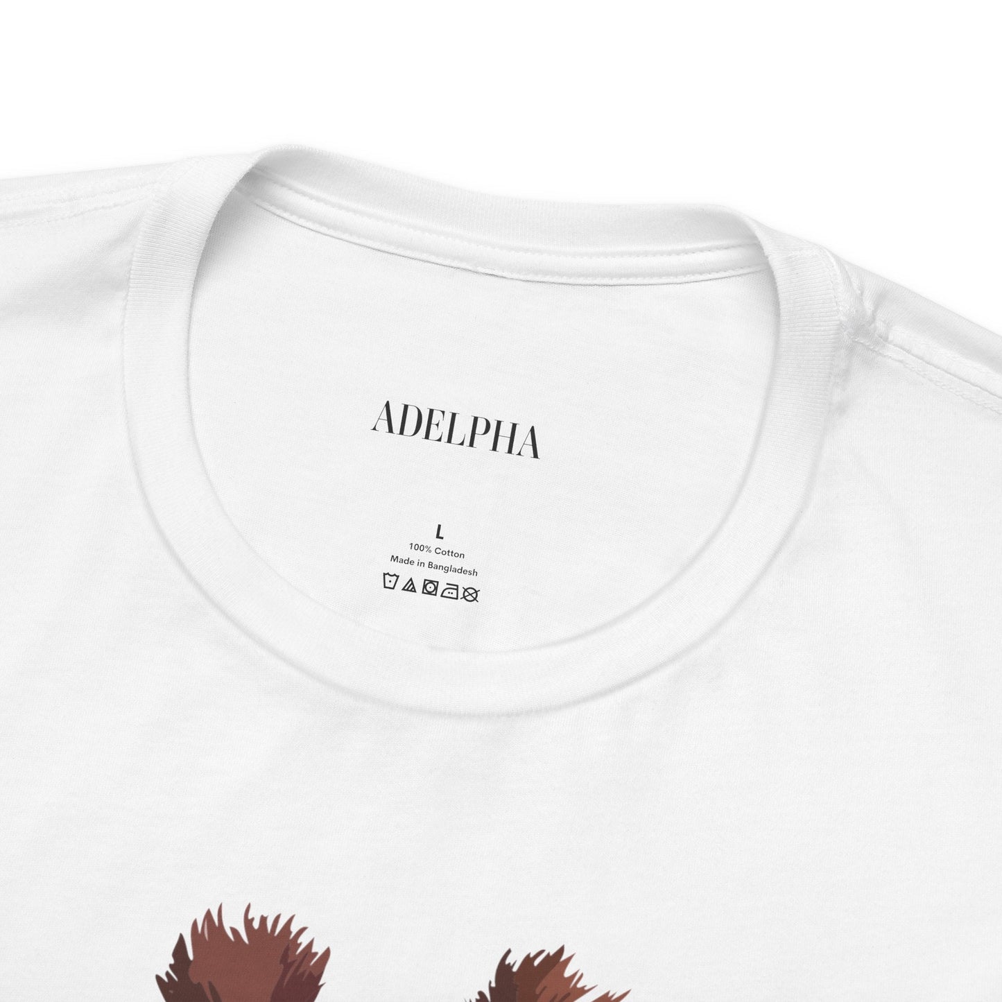 Adelpha Giraffe Graphic Tee Unisex Short Sleeve Art Design Shirt Vintage Inspired Artwork