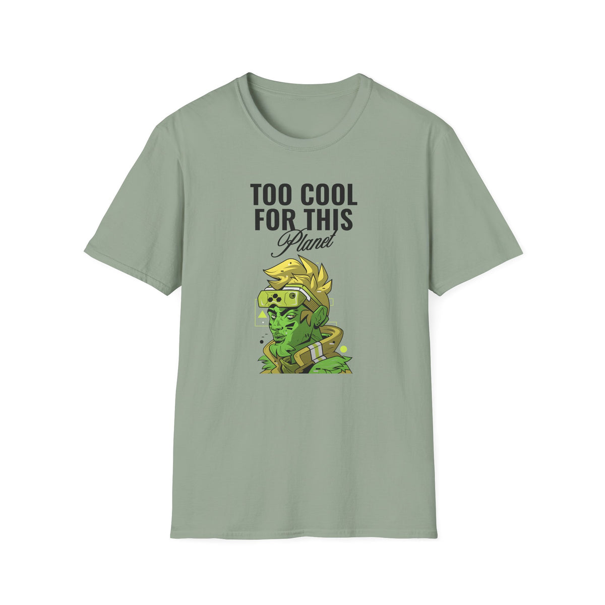 Funny UFO Aliens Graphic Tee Gildan Unisex 100 Cotton Tee Shirt - 20