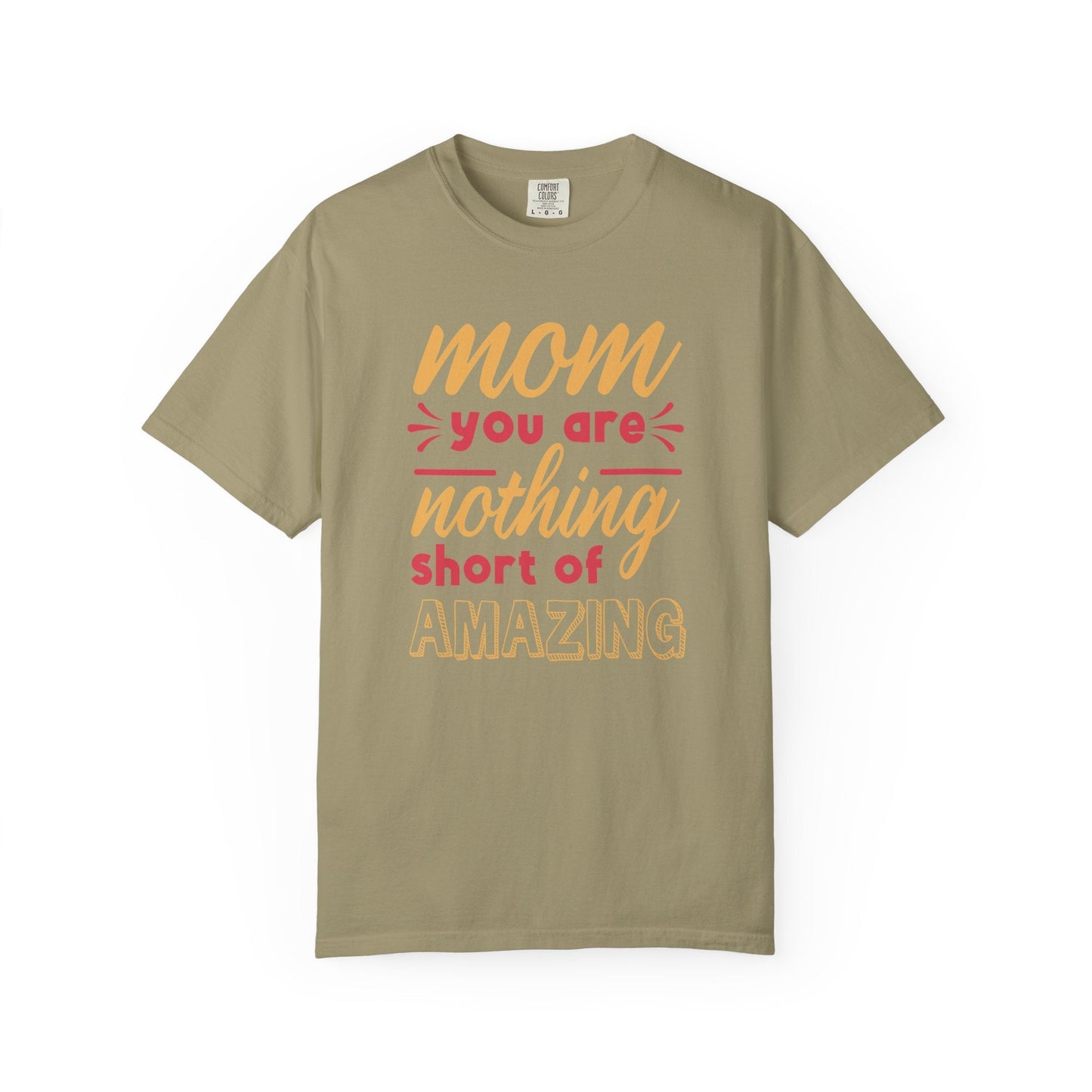 Mom T-shirt Mother's Day Mama Tee Unisex Comfort Colors Garment-Dyed Cotton h21