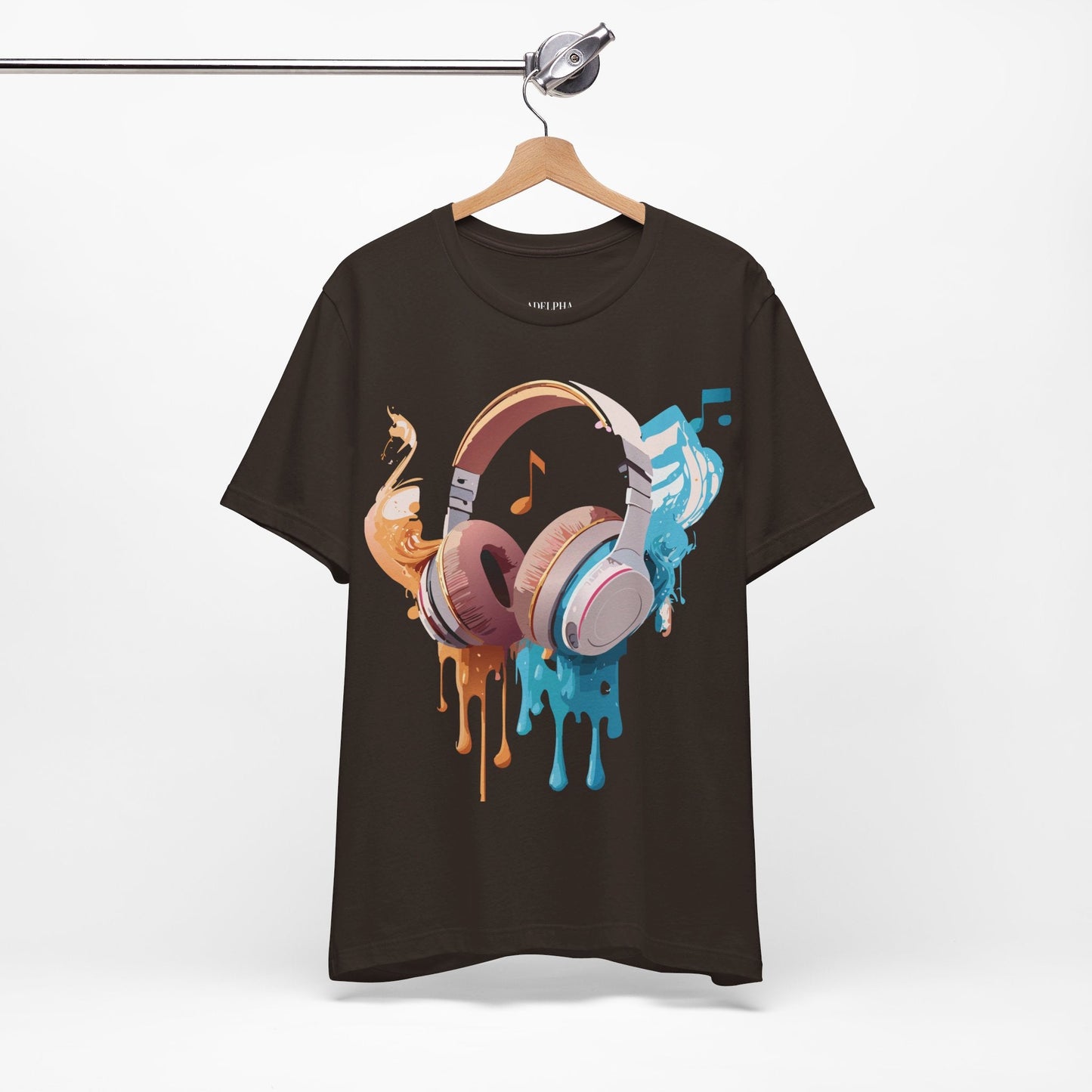 Adelpha Music T Shirt Unisex Graphic Tee Vintage Inspired Artwork Short Sleeve Premium
