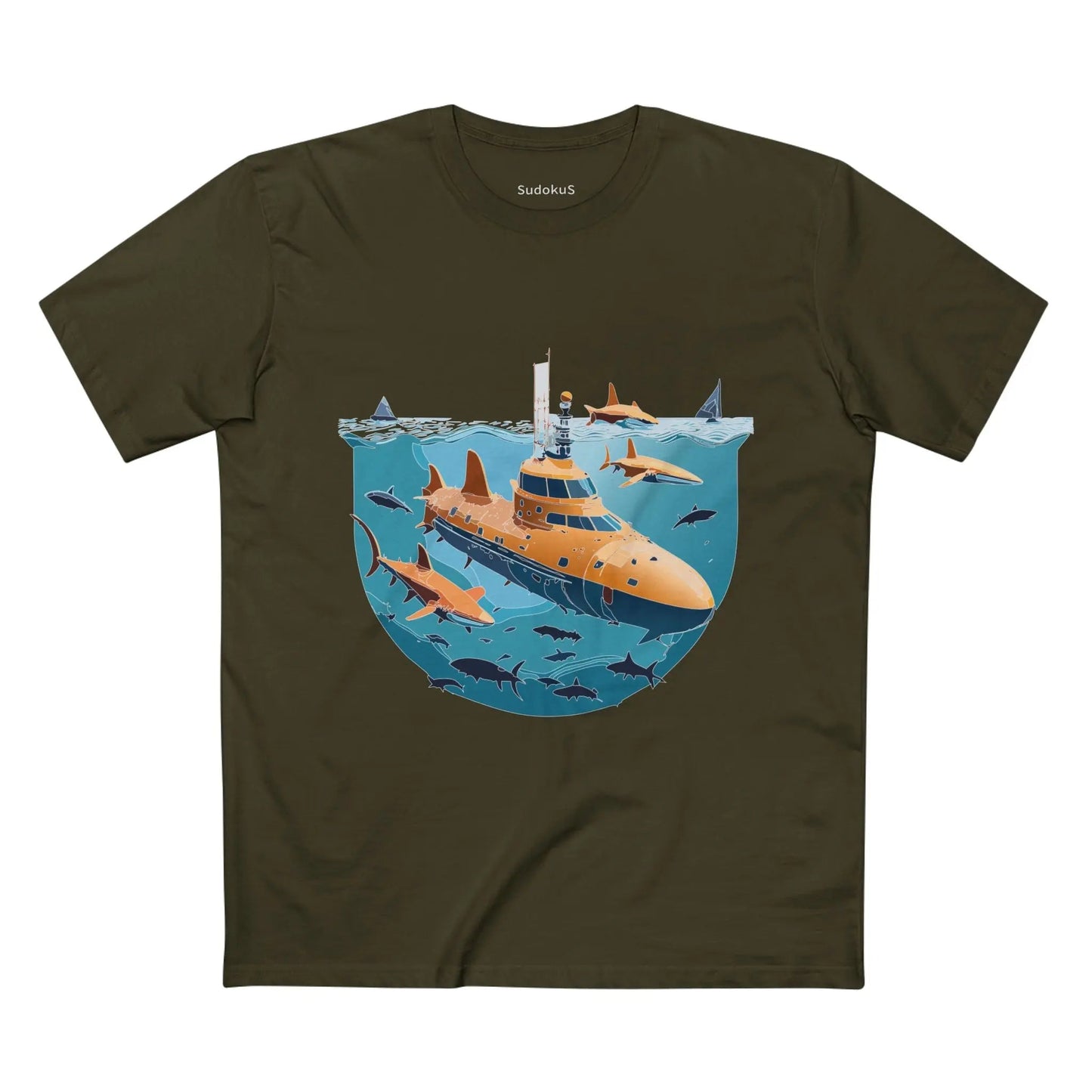 Ocean Coast Graphic Unisex 100 Cotton Staple Tee 18