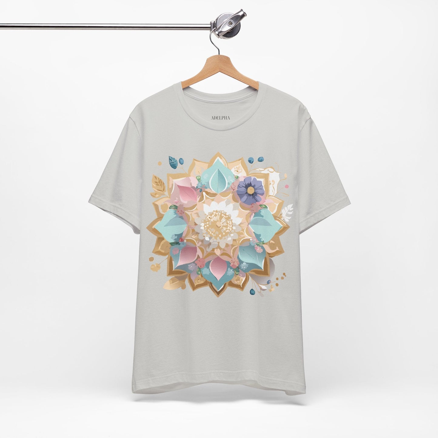 Adelpha Mandala Graphic Tee Unisex Jersey Short Sleeve Vintage Inspired Artwork Shirt