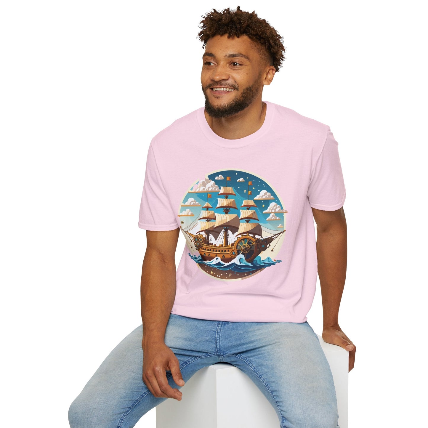 Ship T Shirts Frigate T Shirts Vessel Tee Shirt Unisex Gildan Softstyle 64000 Premium
