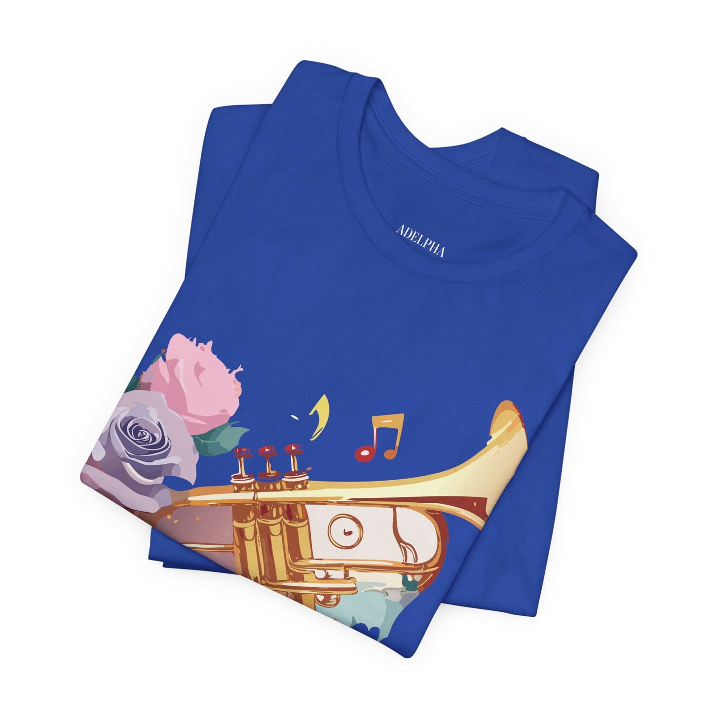 Music Graphic Unisex 100 Cotton Vintage Art with Musical Elements Tee 130