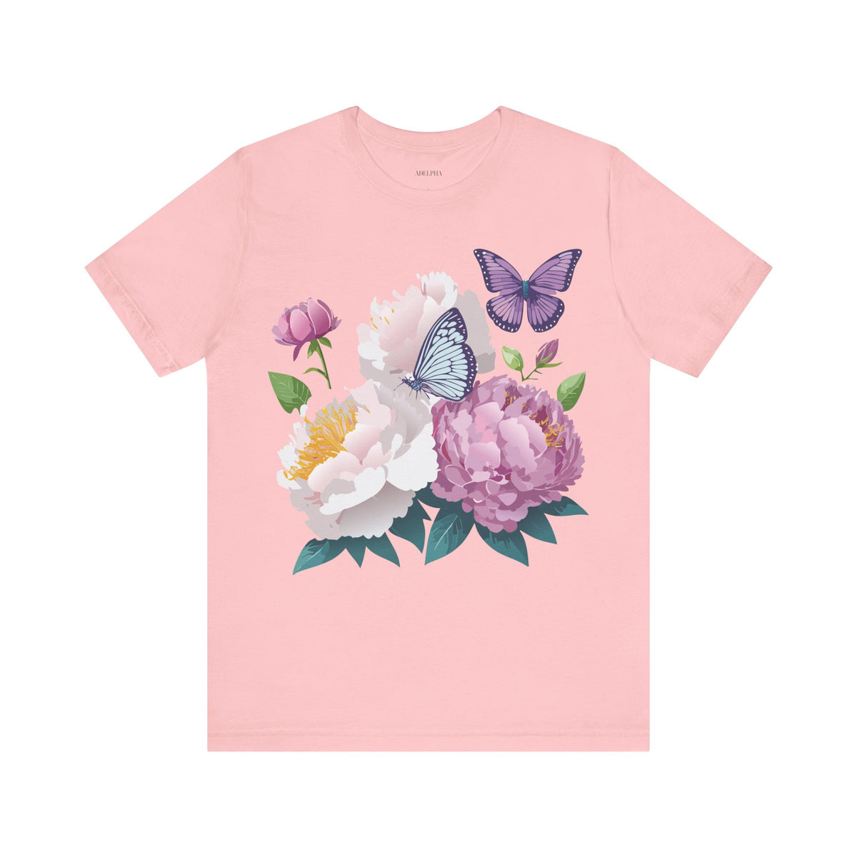 Floral Graphic Tee Shirt - Bella+Canvas Unisex 100 Cotton 32