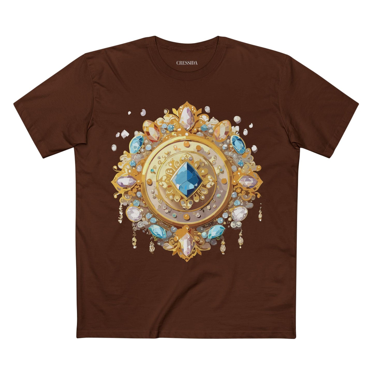 Medallion Graphic T-Shirt Unisex 100 Cotton With Gold Art Design Medal Tee 23