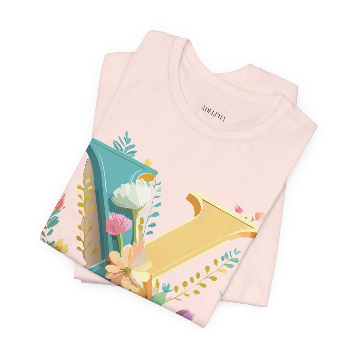 Letter X Graphic Unisex Cotton Bella+Canvas Tee with Art Letter Design