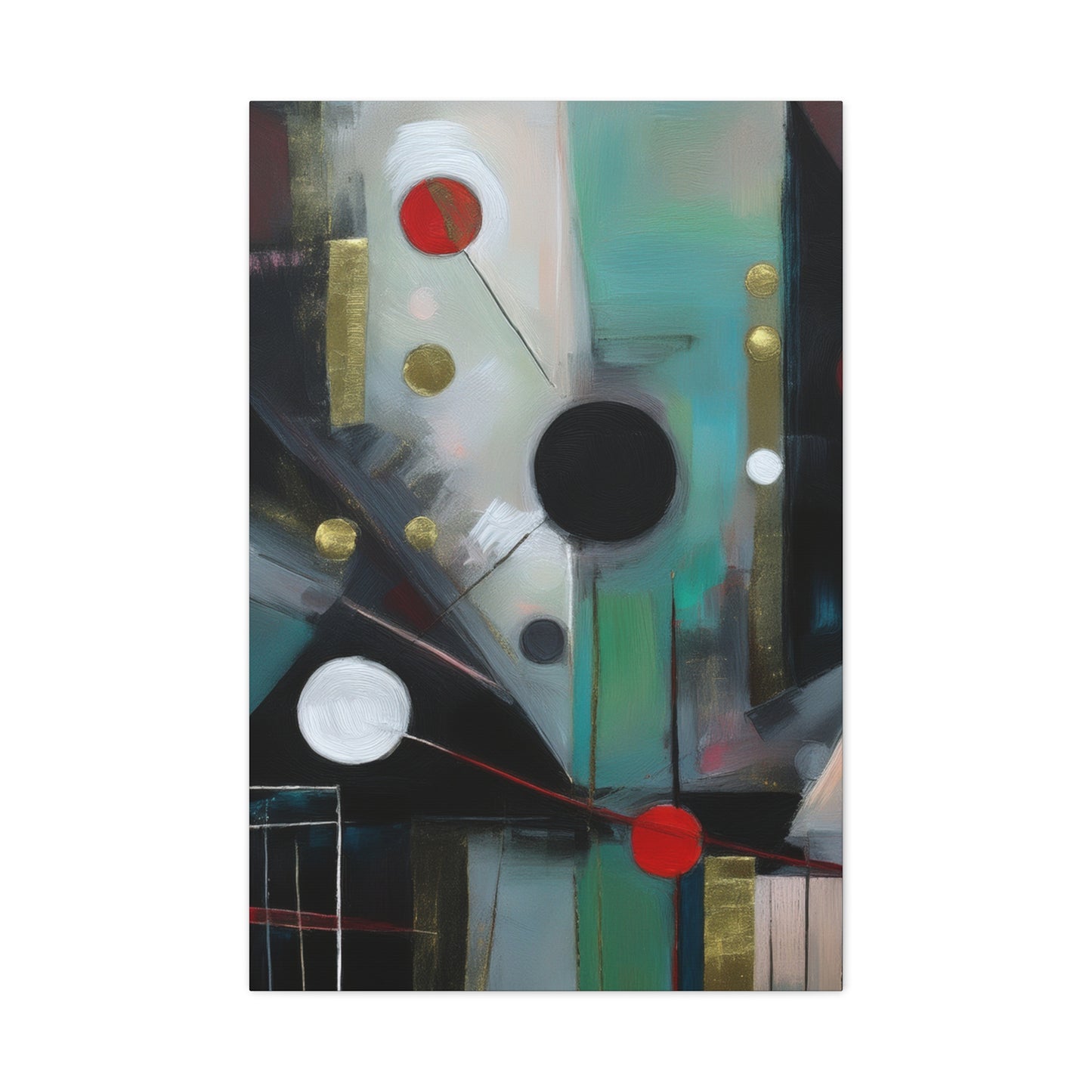 Abstract Oil Painting Print Canvas 20x24,20x30,24x30 24x32,24x36,30x40 32x48,36x48,40x60 Pine-Wood Inner Frame ABS-158