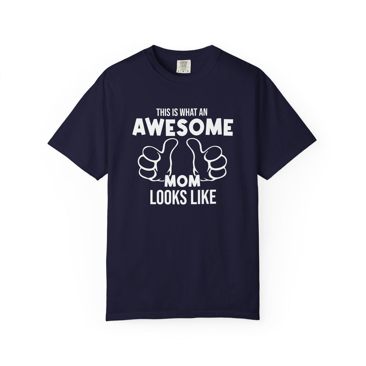 Mom T-shirt Mother's Day Mama Tee Unisex Comfort Colors Garment-Dyed Cotton h25