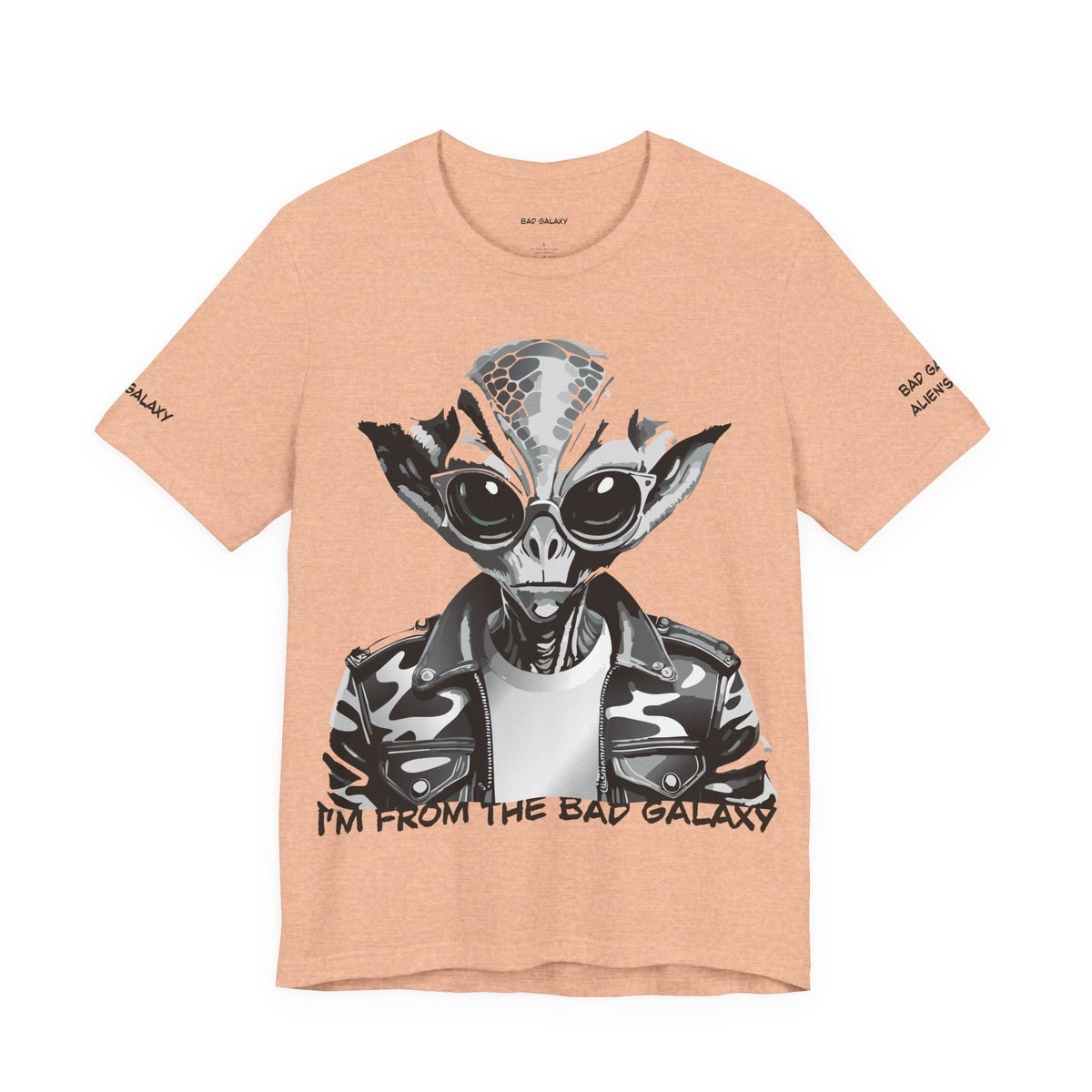 Alien Graphic Unisex Cotton Bella+Canvas Tee with Art Design b66