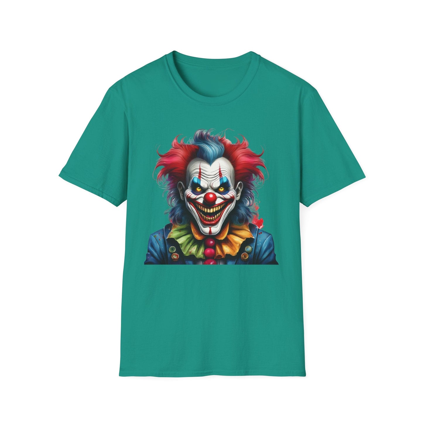 Unisex Clown Shirt Funny Man Tee Circus Theme Shirt Scary Man Shirt Softstyle Comfort