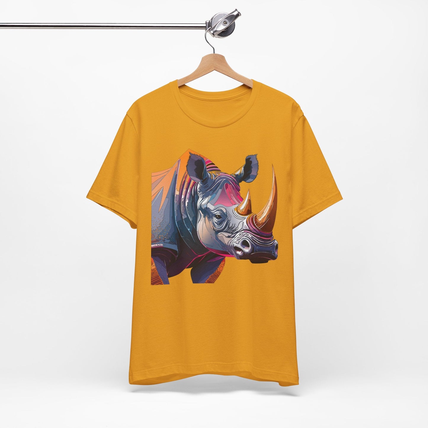 Unisex Animal Print Tee Shirt Featuring Wild Animals Art Design For Everyday Wear
