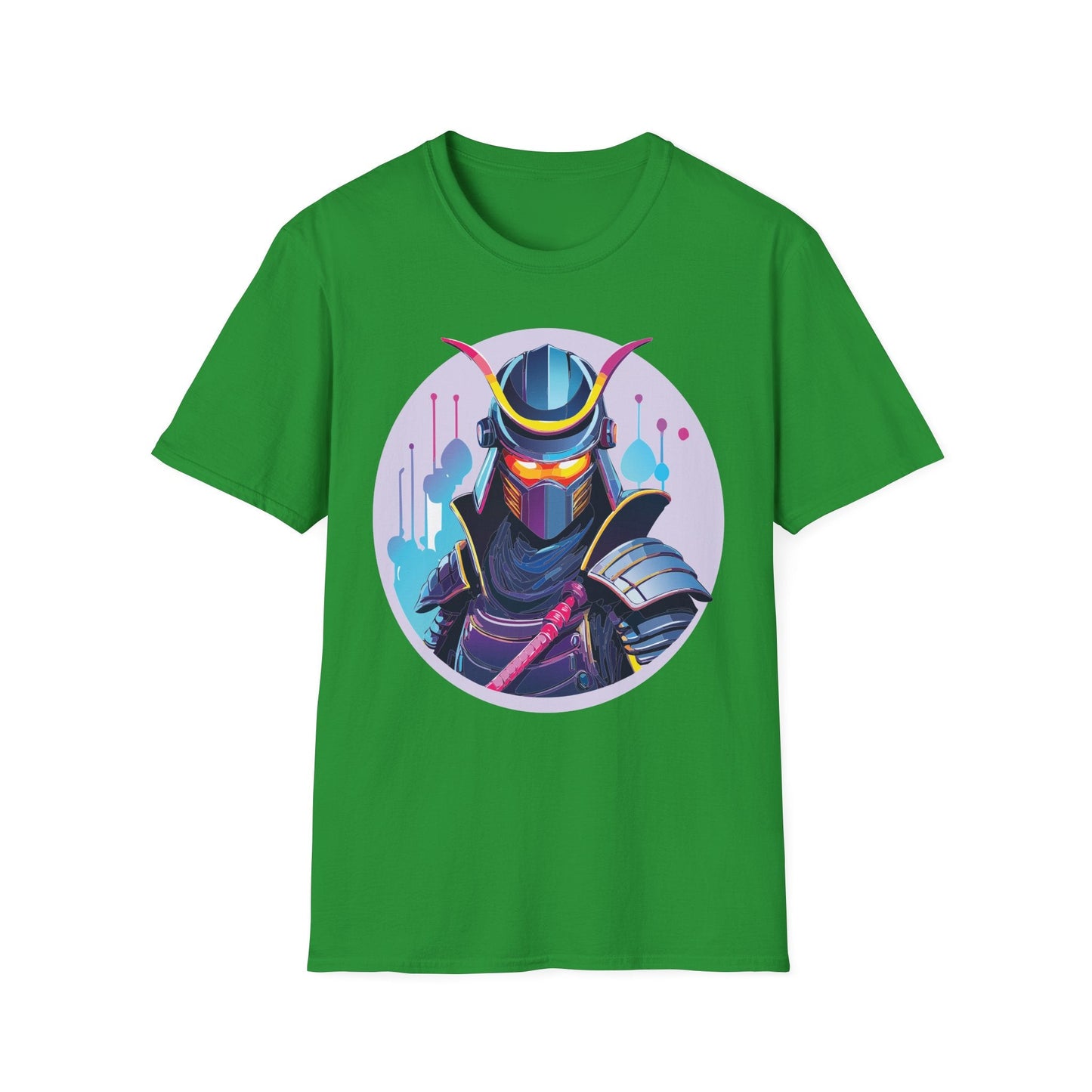 Unisex Samurai Shirt Gildan Softstyle Tee Hundred Percent Ring Spun Cotton Comfort