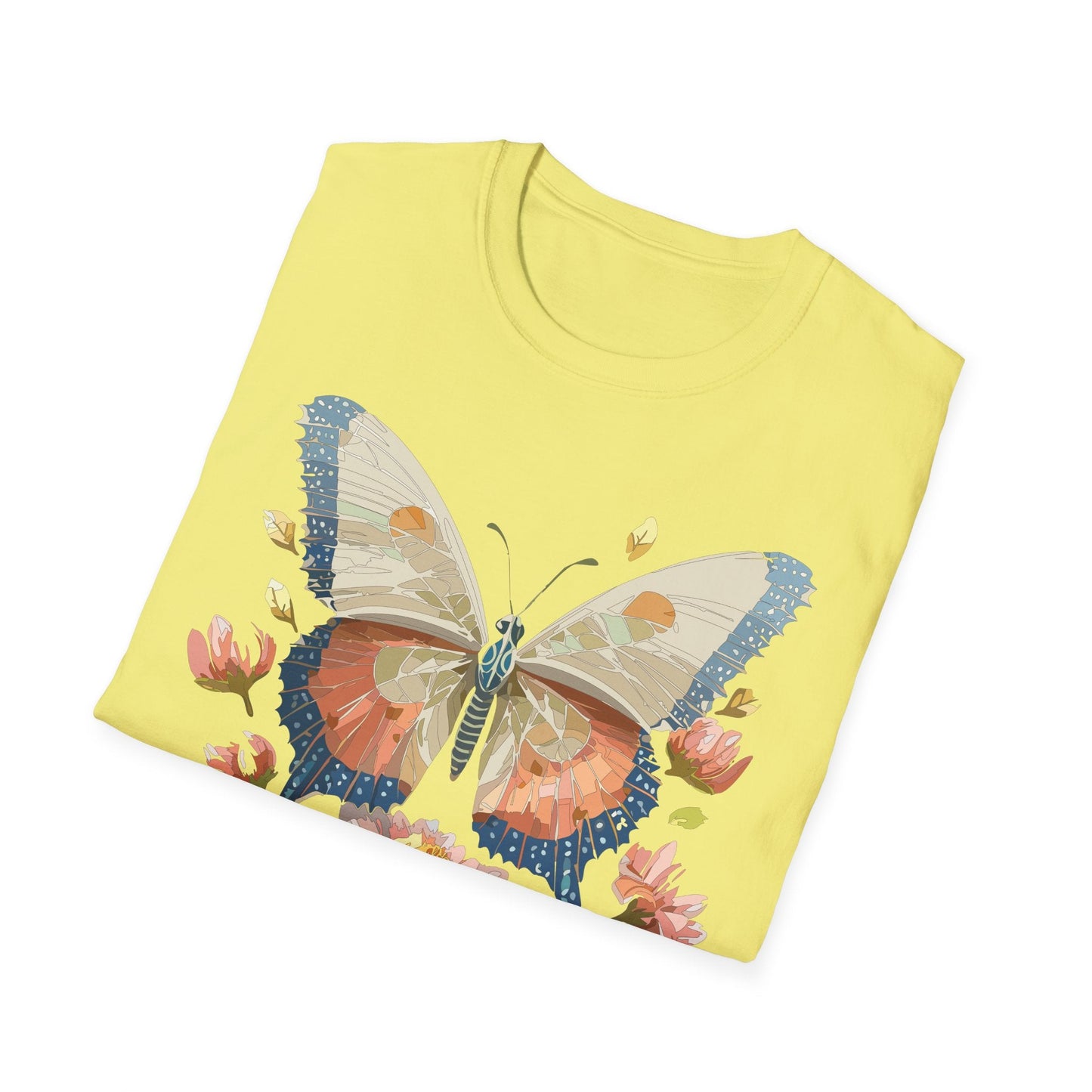 Butterfly Shirt Unisex Softstyle T Shirt Gildan 64000 100 Cotton Monarch Butterfly Gift